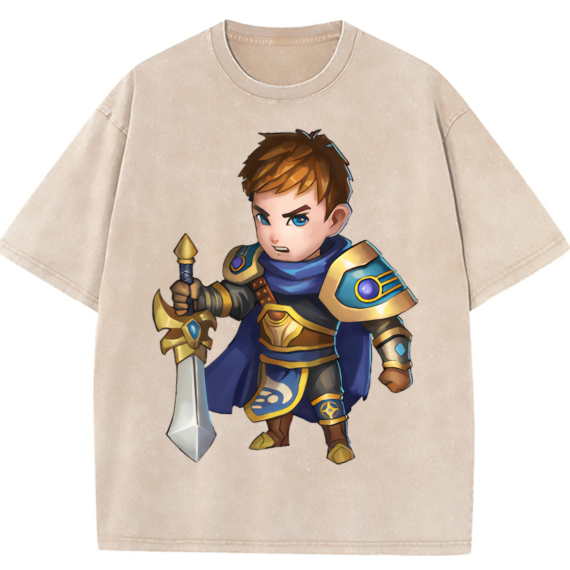 （画像用） リーグ・オブ・レジェンド League of Legends LOL 綿100% ヴィンテージ風 半袖Tシャツ（フロントプリント）