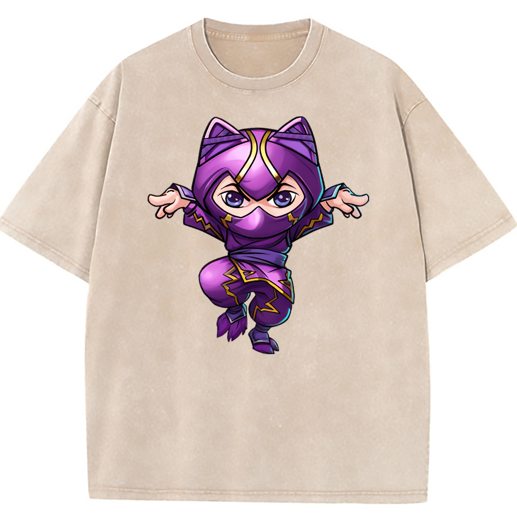 （画像用） リーグ・オブ・レジェンド League of Legends LOL 綿100% ヴィンテージ風 半袖Tシャツ（フロントプリント）