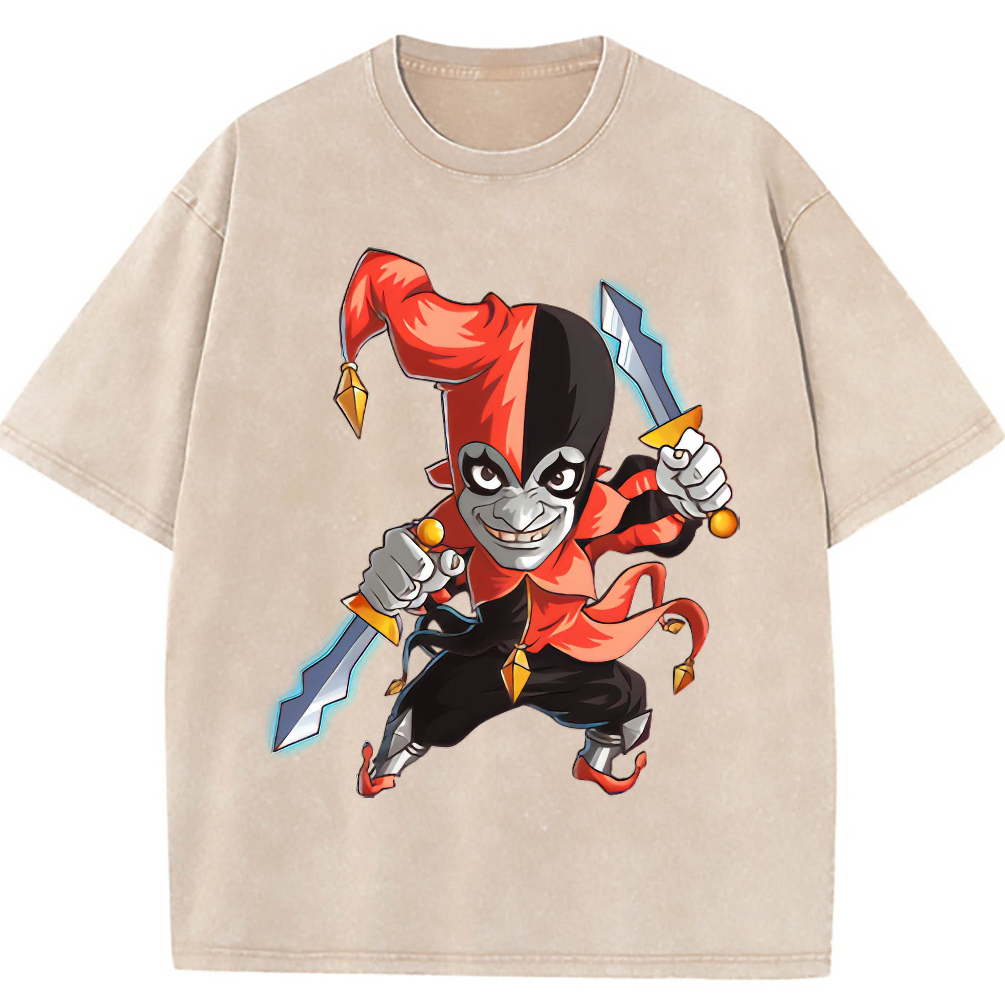 （画像用） リーグ・オブ・レジェンド League of Legends LOL 綿100% ヴィンテージ風 半袖Tシャツ（フロントプリント）