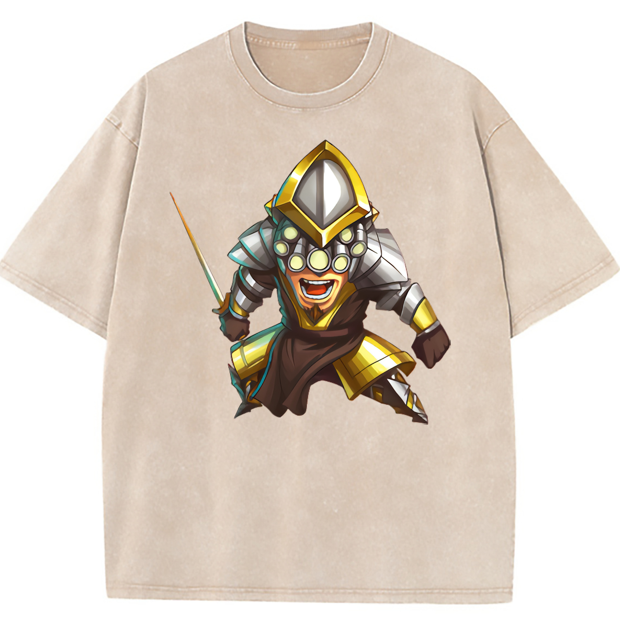 （画像用） リーグ・オブ・レジェンド League of Legends LOL 綿100% ヴィンテージ風 半袖Tシャツ（フロントプリント）