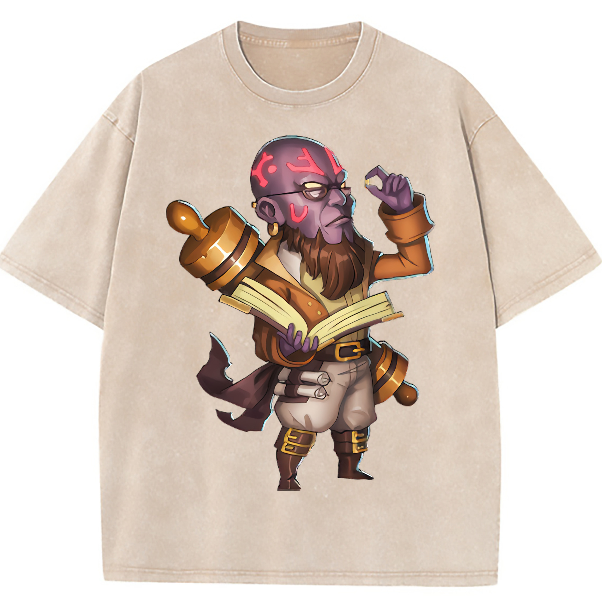 （画像用） リーグ・オブ・レジェンド League of Legends LOL 綿100% ヴィンテージ風 半袖Tシャツ（フロントプリント）