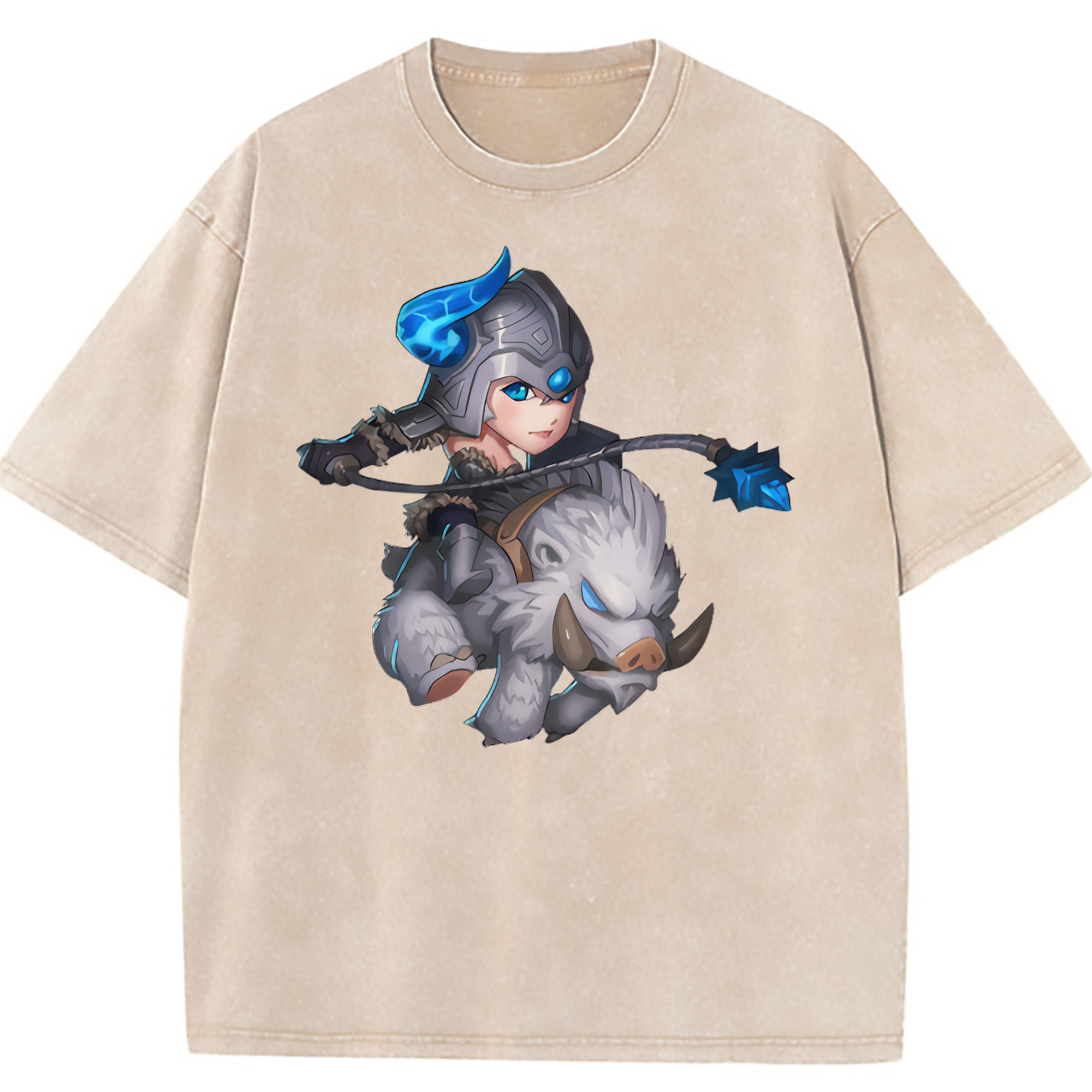 （画像用） リーグ・オブ・レジェンド League of Legends LOL 綿100% ヴィンテージ風 半袖Tシャツ（フロントプリント）