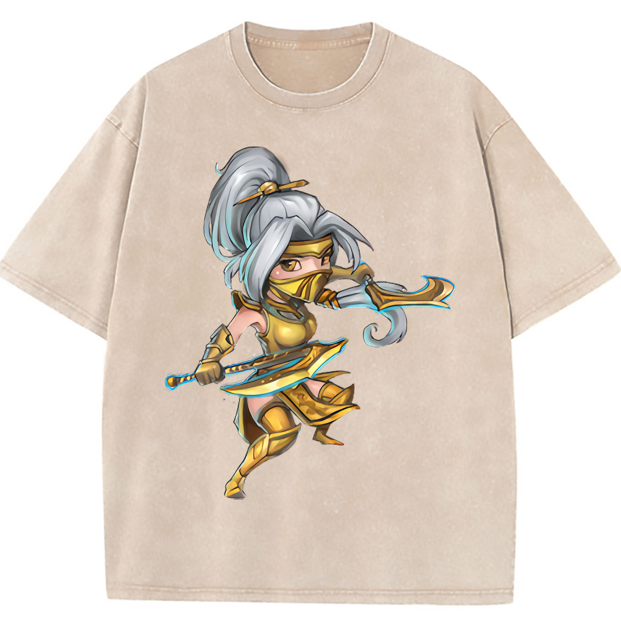 （画像用） リーグ・オブ・レジェンド League of Legends LOL 綿100% ヴィンテージ風 半袖Tシャツ（フロントプリント）