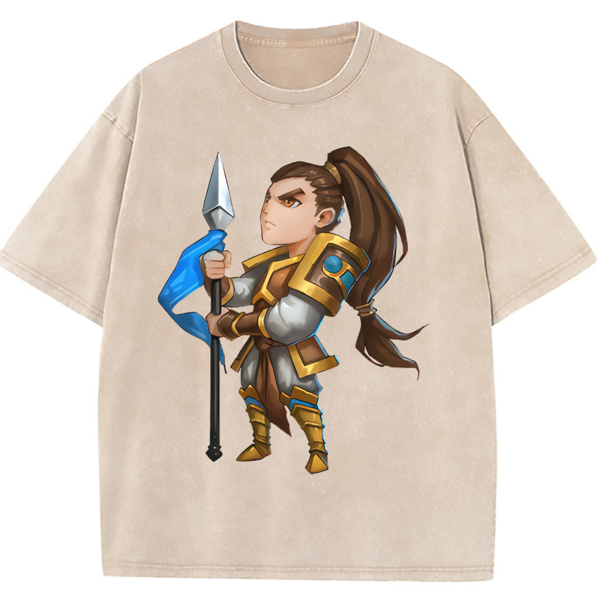 （画像用） リーグ・オブ・レジェンド League of Legends LOL 綿100% ヴィンテージ風 半袖Tシャツ（フロントプリント）