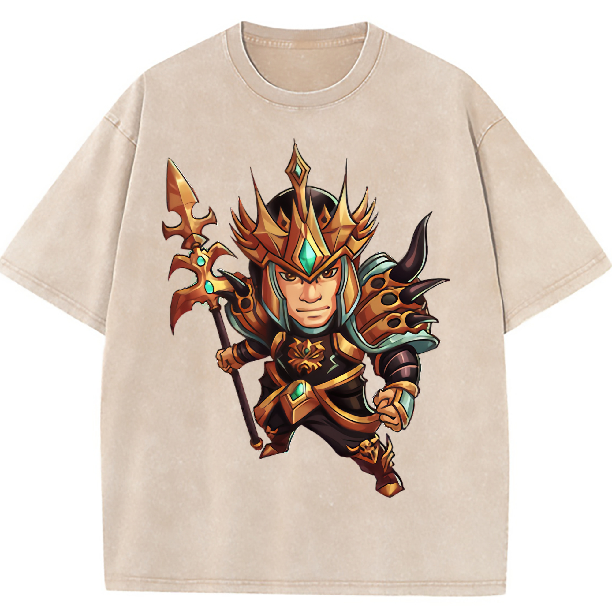 （画像用） リーグ・オブ・レジェンド League of Legends LOL 綿100% ヴィンテージ風 半袖Tシャツ（フロントプリント）