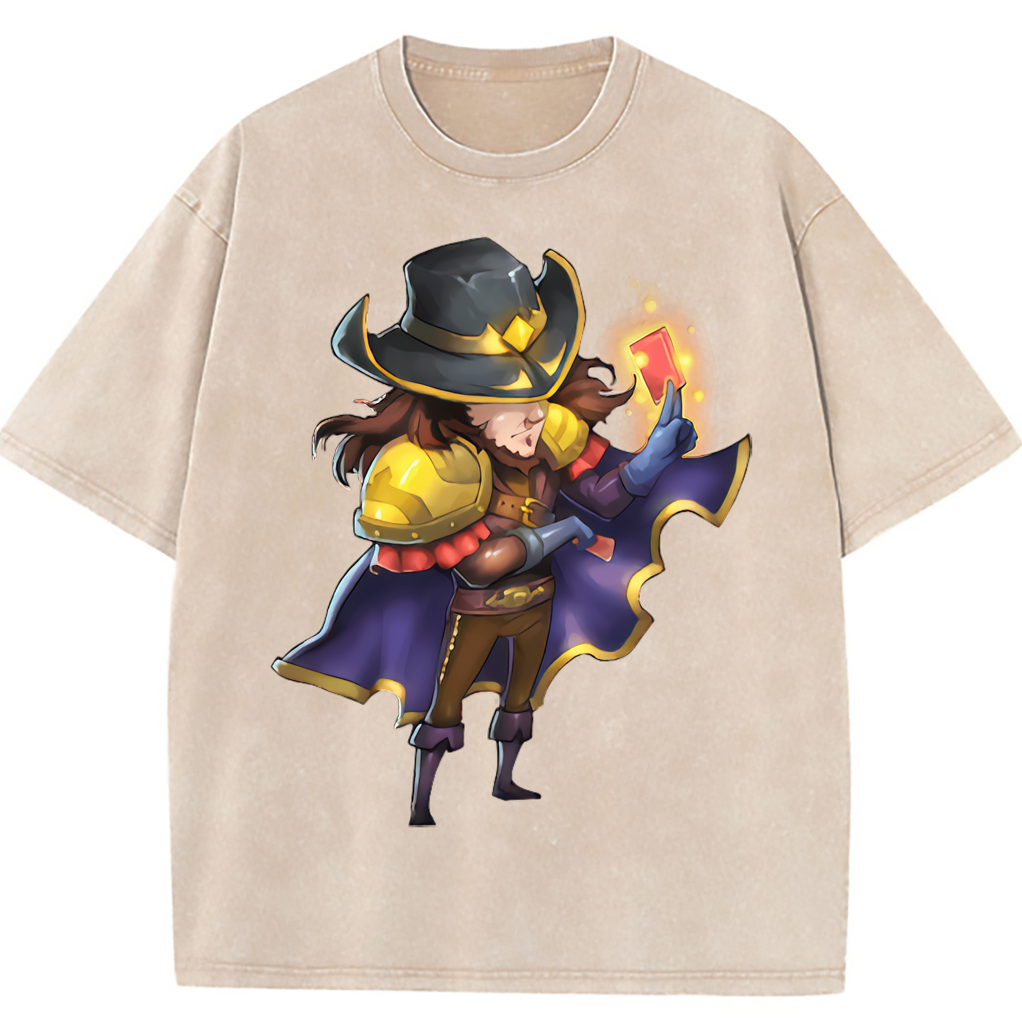 （画像用） リーグ・オブ・レジェンド League of Legends LOL 綿100% ヴィンテージ風 半袖Tシャツ（フロントプリント）