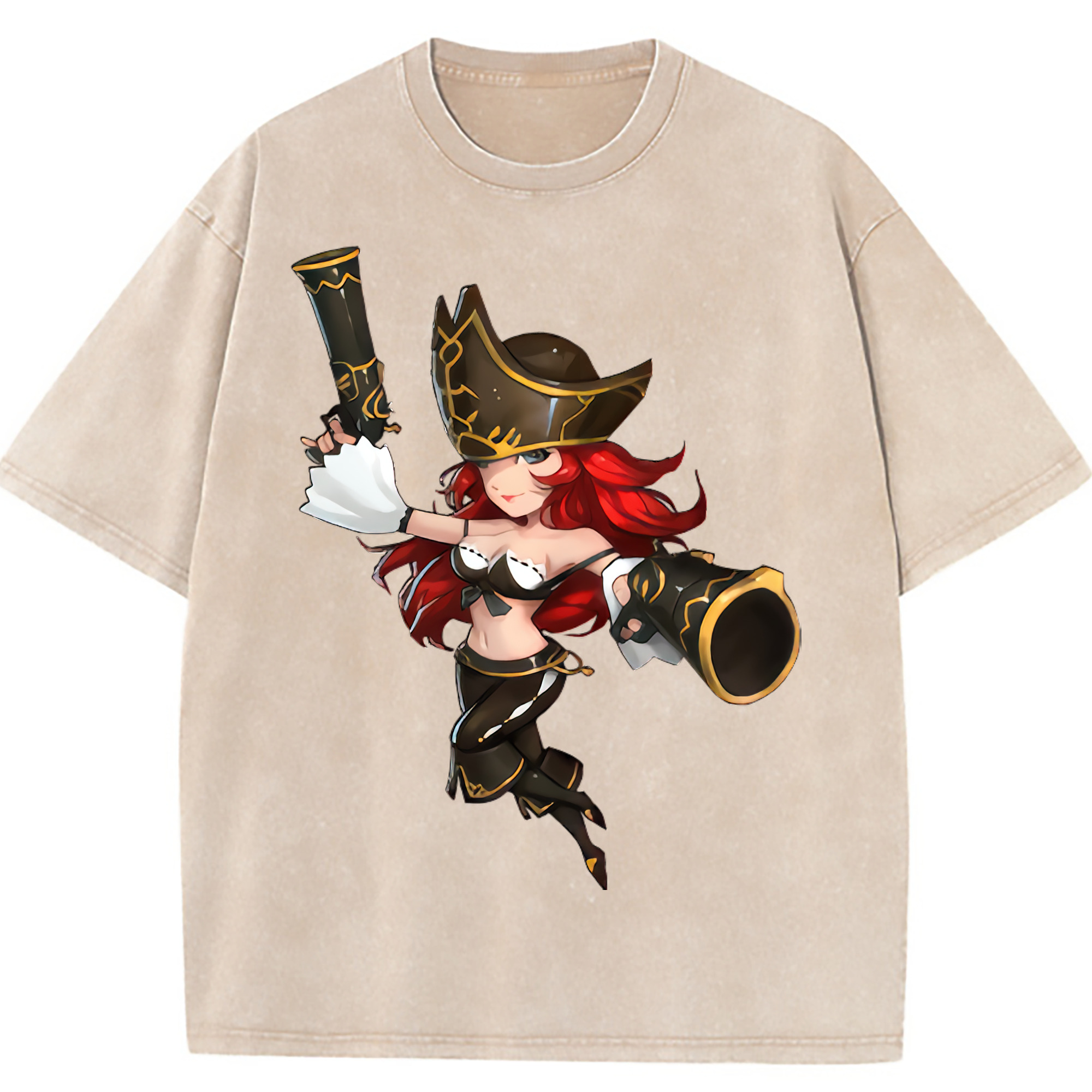 （画像用） リーグ・オブ・レジェンド League of Legends LOL 綿100% ヴィンテージ風 半袖Tシャツ（フロントプリント）