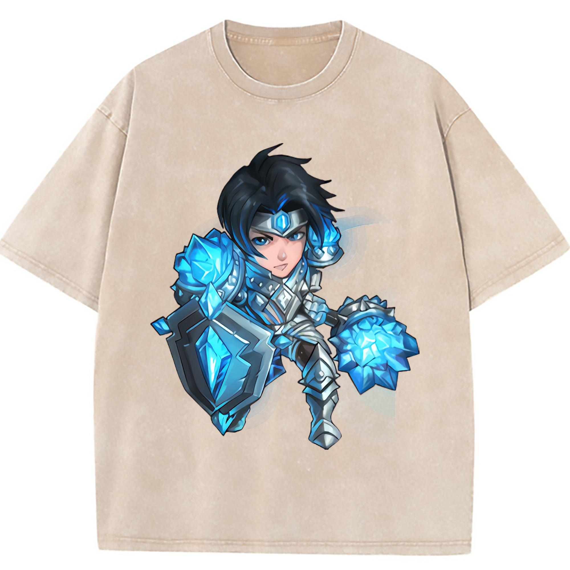 （画像用） リーグ・オブ・レジェンド League of Legends LOL 綿100% ヴィンテージ風 半袖Tシャツ（フロントプリント）