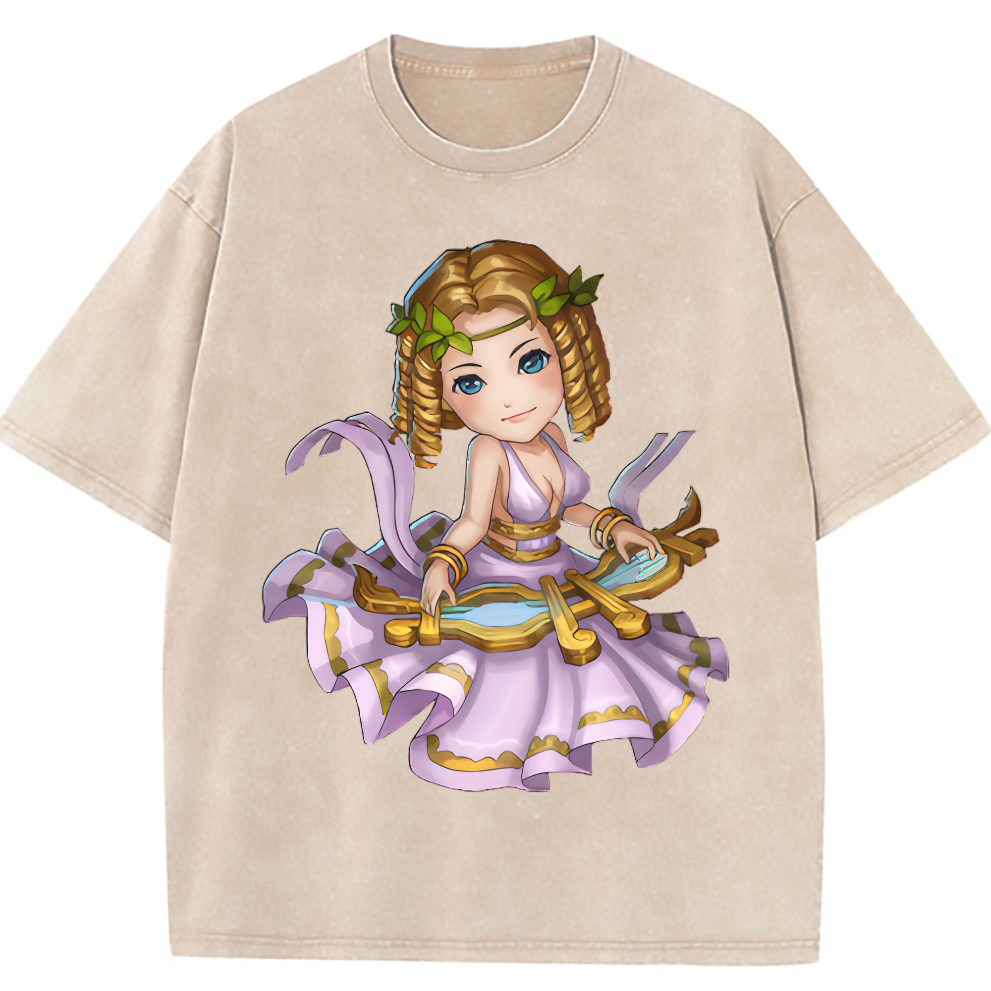 （画像用） リーグ・オブ・レジェンド League of Legends LOL 綿100% ヴィンテージ風 半袖Tシャツ（フロントプリント）