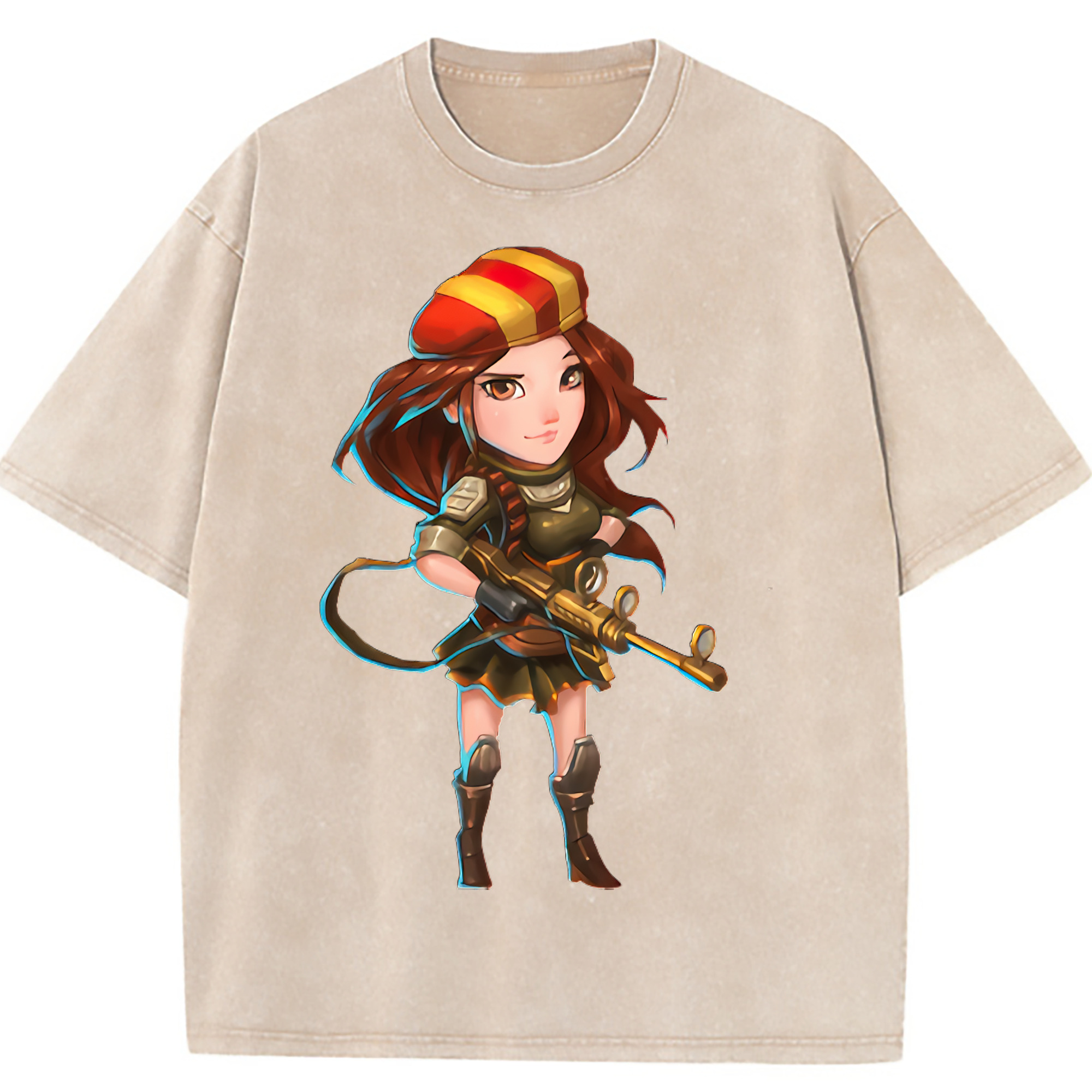 （画像用） リーグ・オブ・レジェンド League of Legends LOL 綿100% ヴィンテージ風 半袖Tシャツ（フロントプリント）