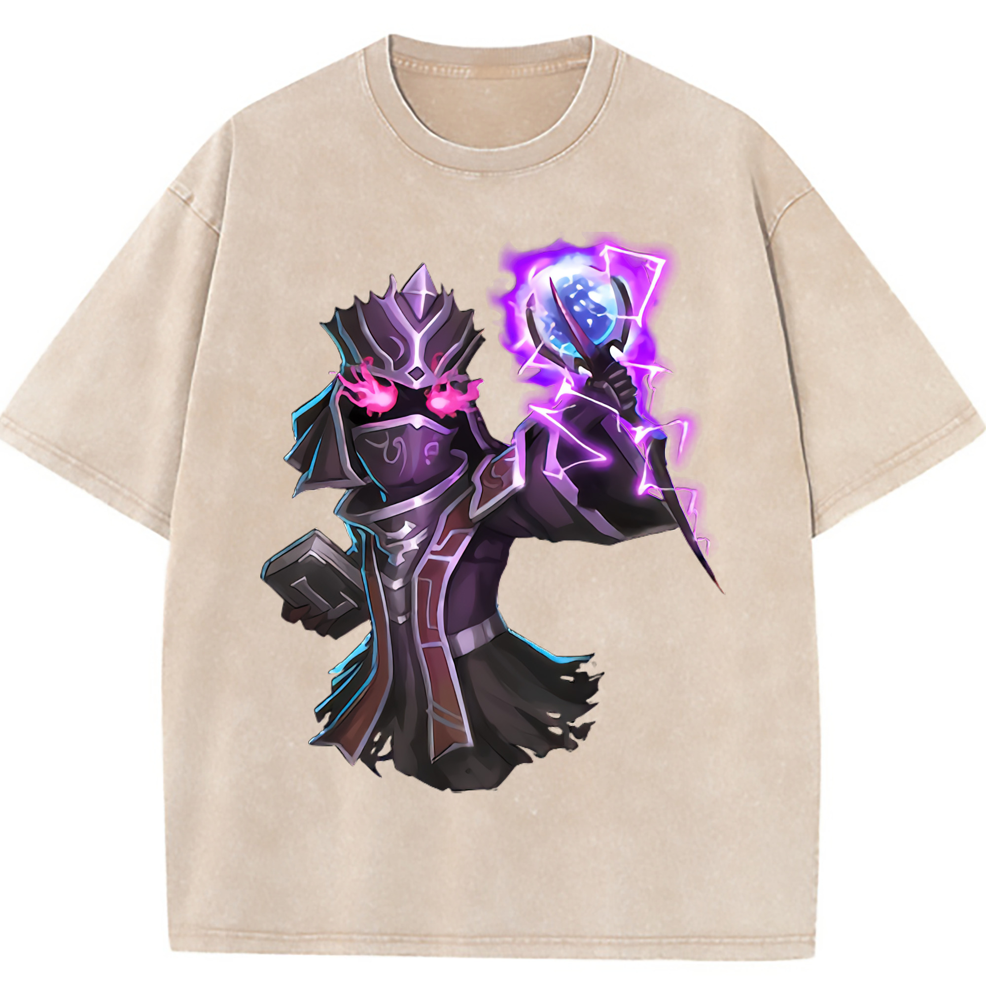 （画像用） リーグ・オブ・レジェンド League of Legends LOL 綿100% ヴィンテージ風 半袖Tシャツ（フロントプリント）