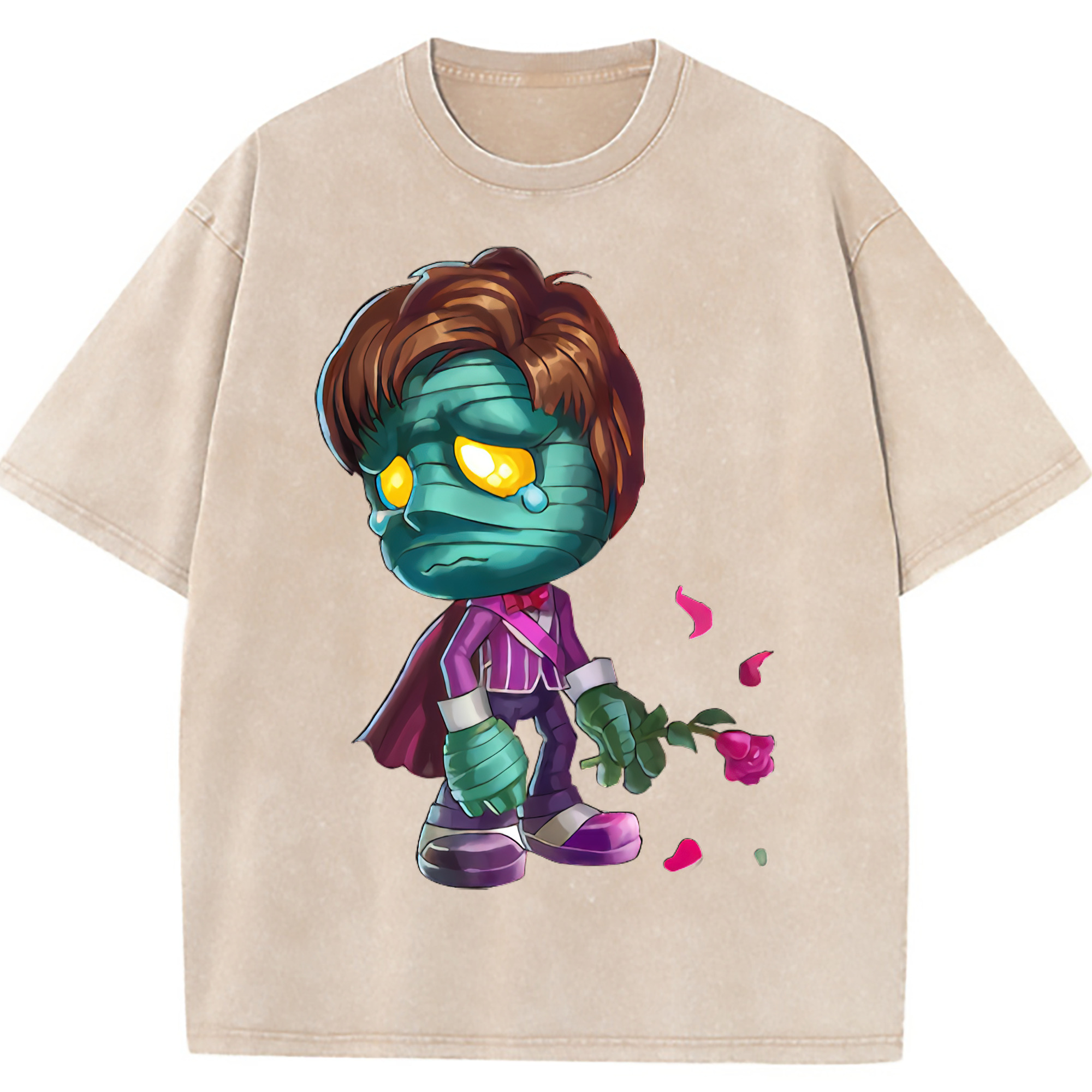 （画像用） リーグ・オブ・レジェンド League of Legends LOL 綿100% ヴィンテージ風 半袖Tシャツ（フロントプリント）