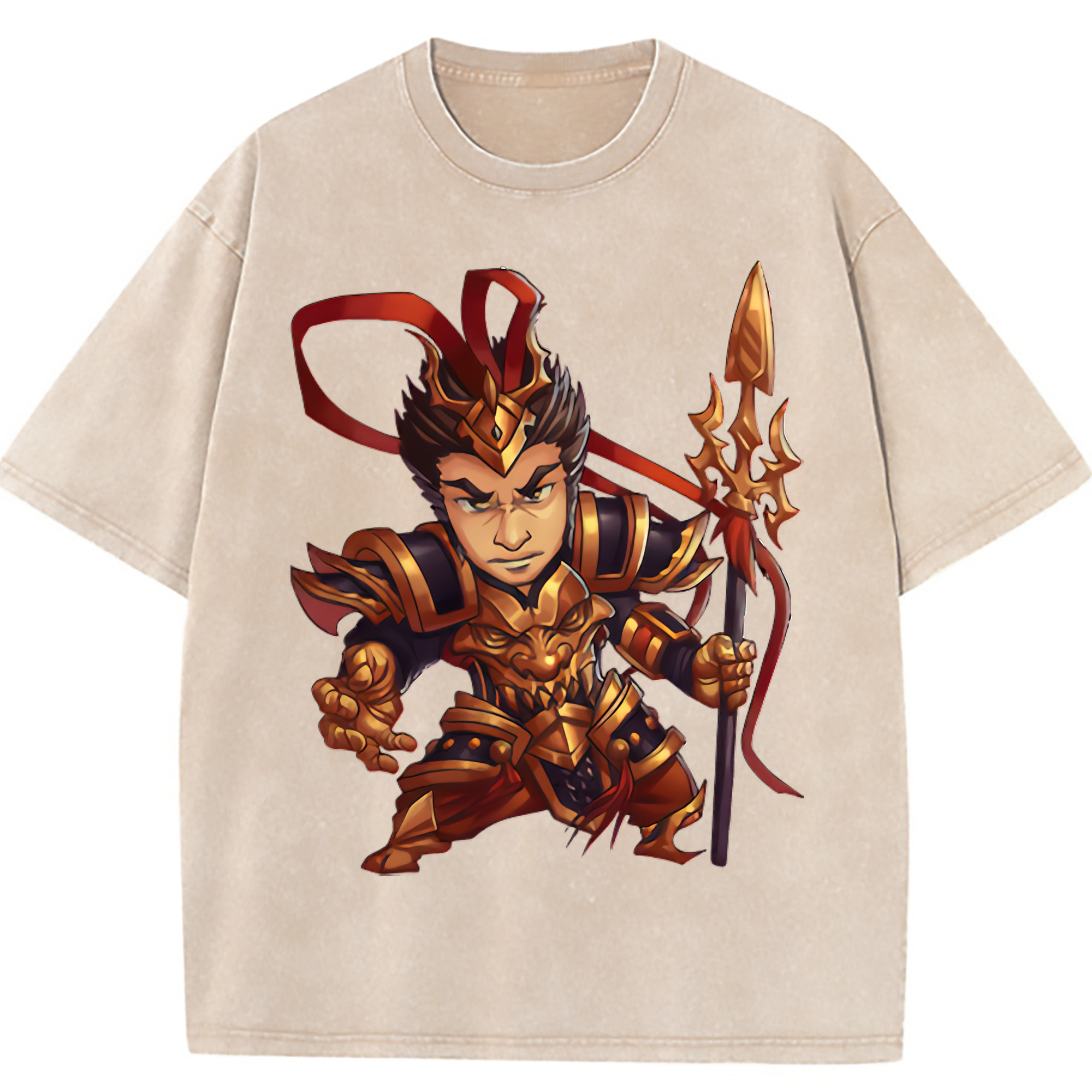 （画像用） リーグ・オブ・レジェンド League of Legends LOL 綿100% ヴィンテージ風 半袖Tシャツ（フロントプリント）