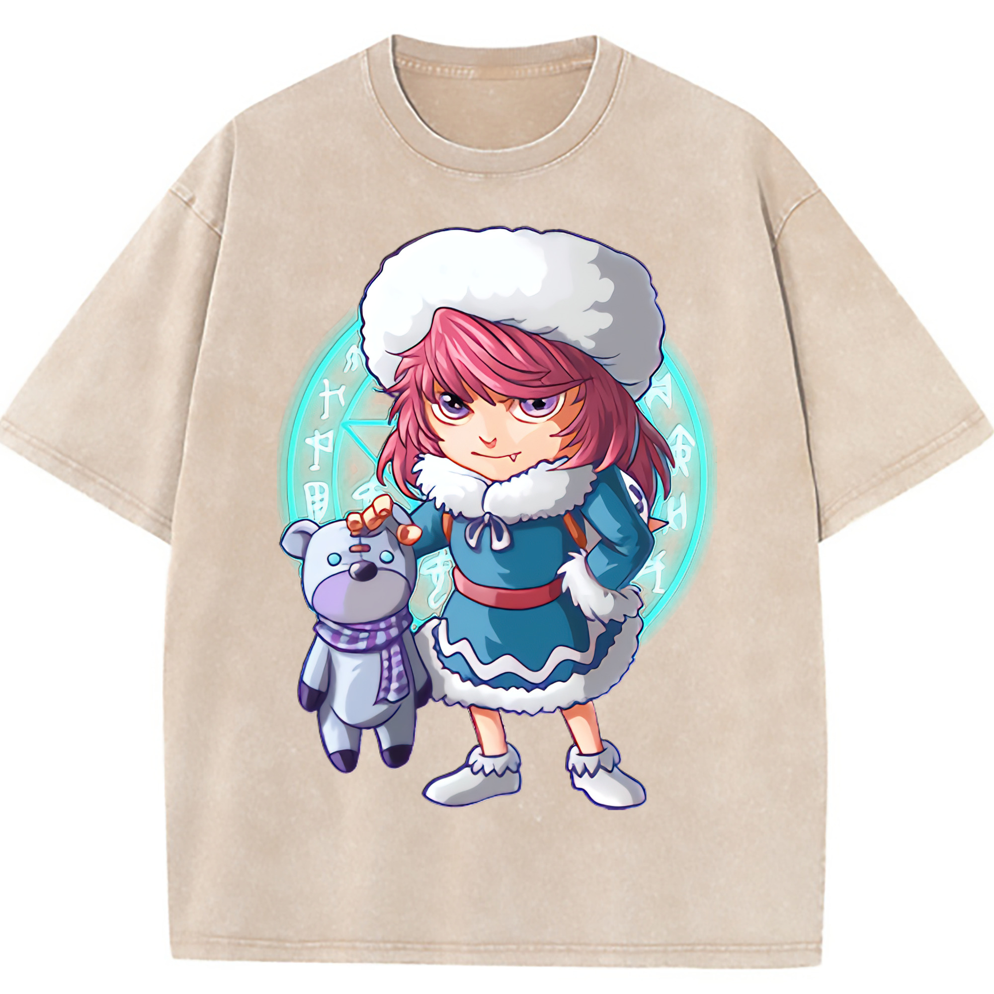 （画像用） リーグ・オブ・レジェンド League of Legends LOL 綿100% ヴィンテージ風 半袖Tシャツ（フロントプリント）