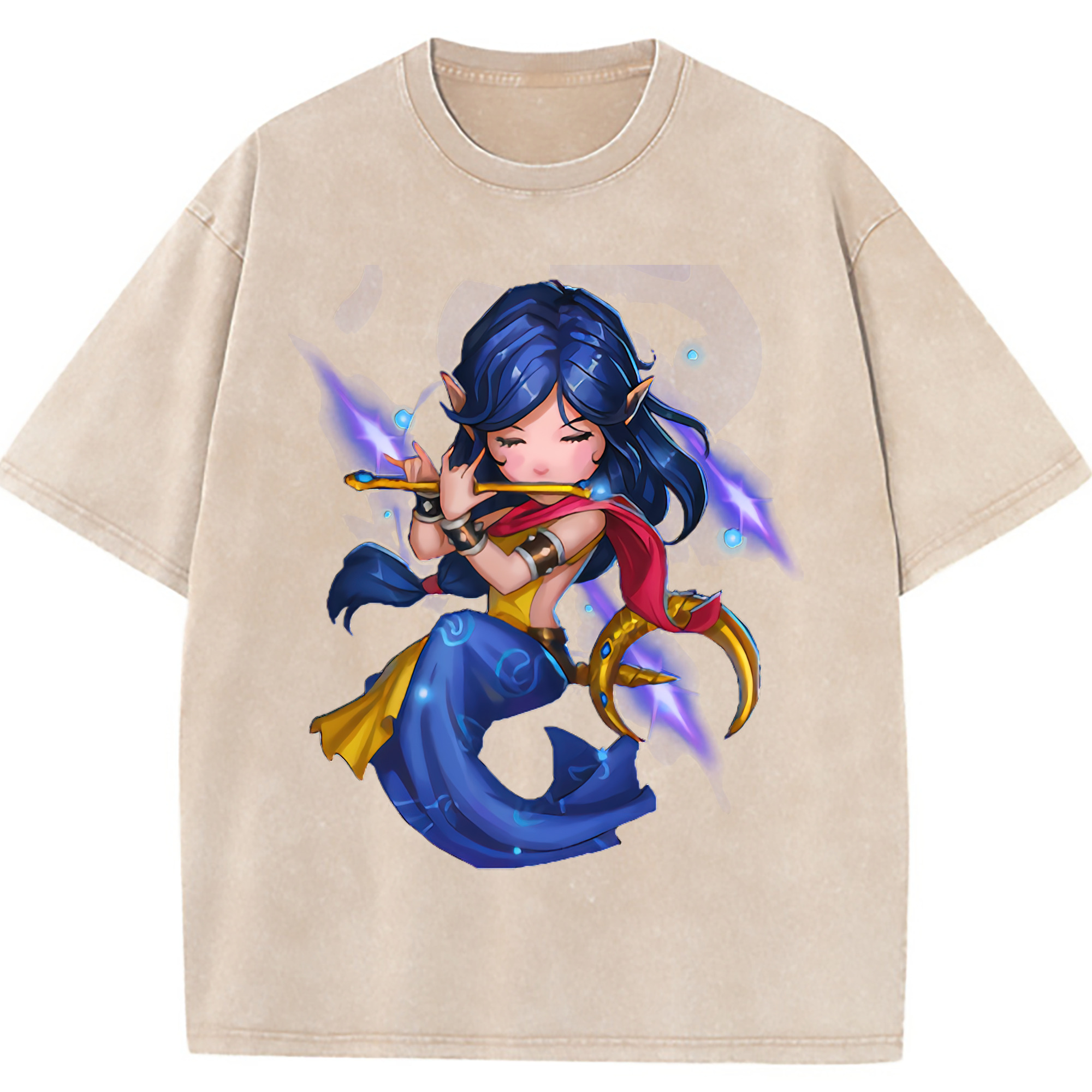 （画像用） リーグ・オブ・レジェンド League of Legends LOL 綿100% ヴィンテージ風 半袖Tシャツ（フロントプリント）
