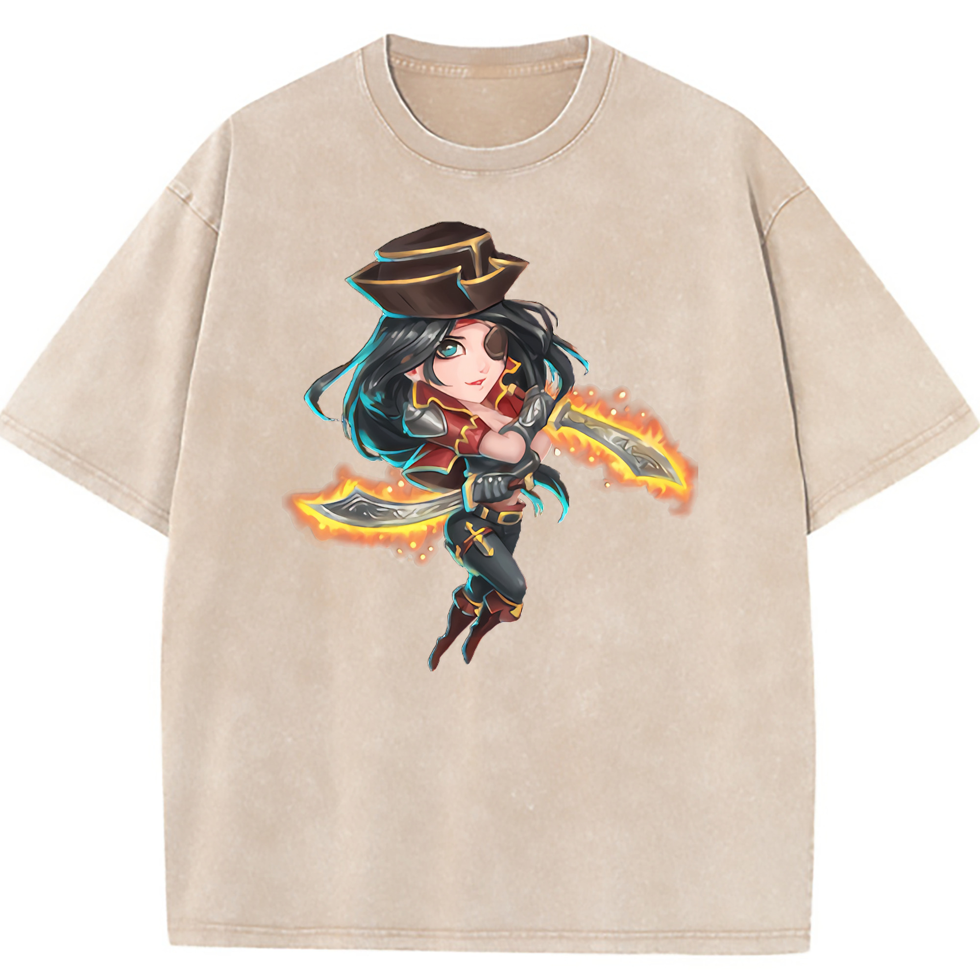 （画像用） リーグ・オブ・レジェンド League of Legends LOL 綿100% ヴィンテージ風 半袖Tシャツ（フロントプリント）