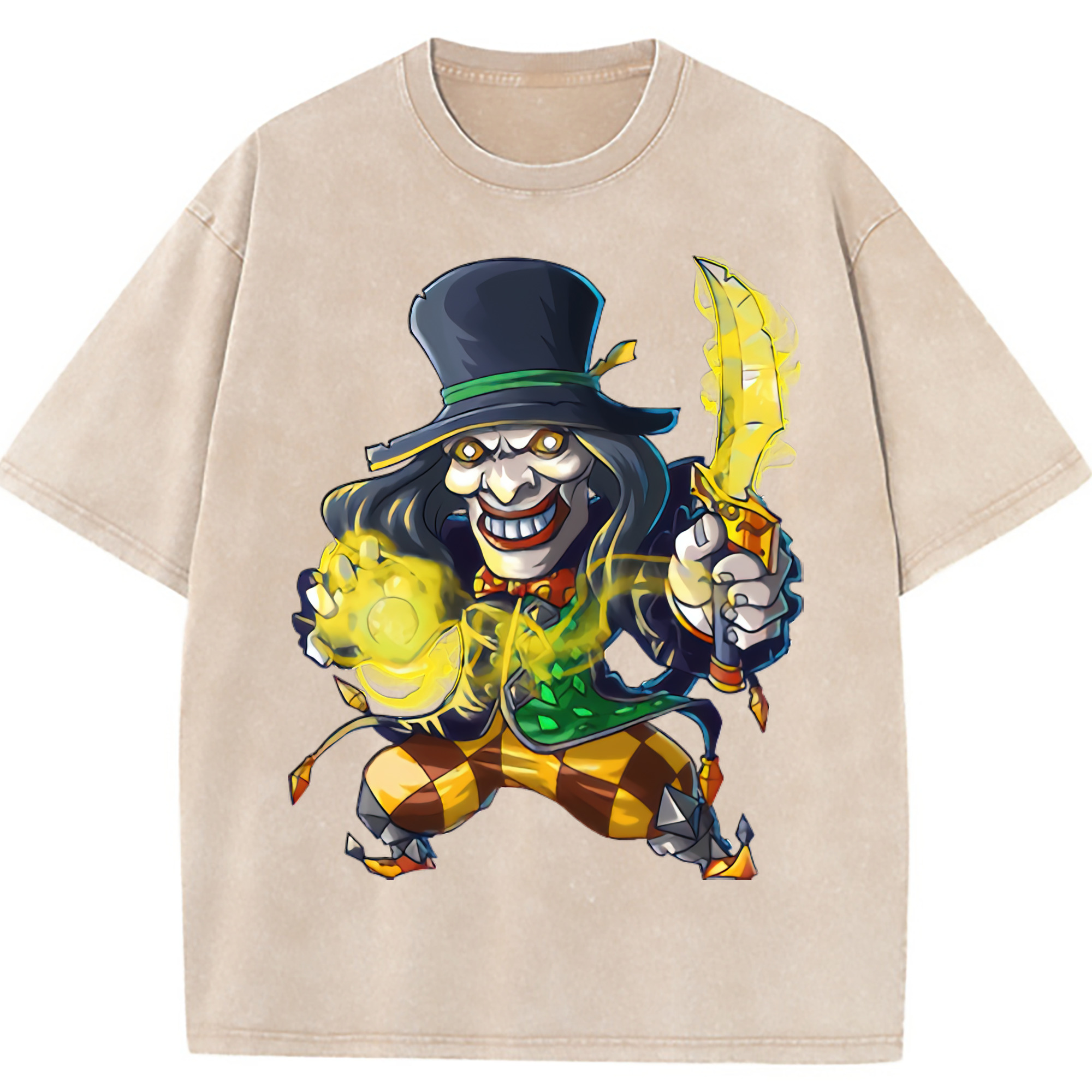 （画像用） リーグ・オブ・レジェンド League of Legends LOL 綿100% ヴィンテージ風 半袖Tシャツ（フロントプリント）