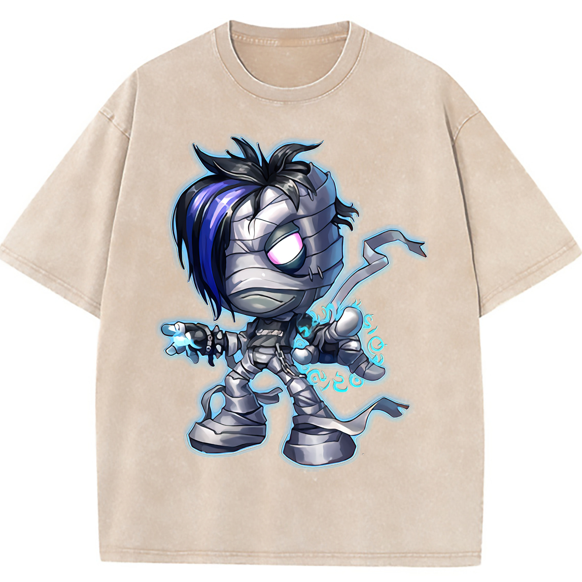 （画像用） リーグ・オブ・レジェンド League of Legends LOL 綿100% ヴィンテージ風 半袖Tシャツ（フロントプリント）