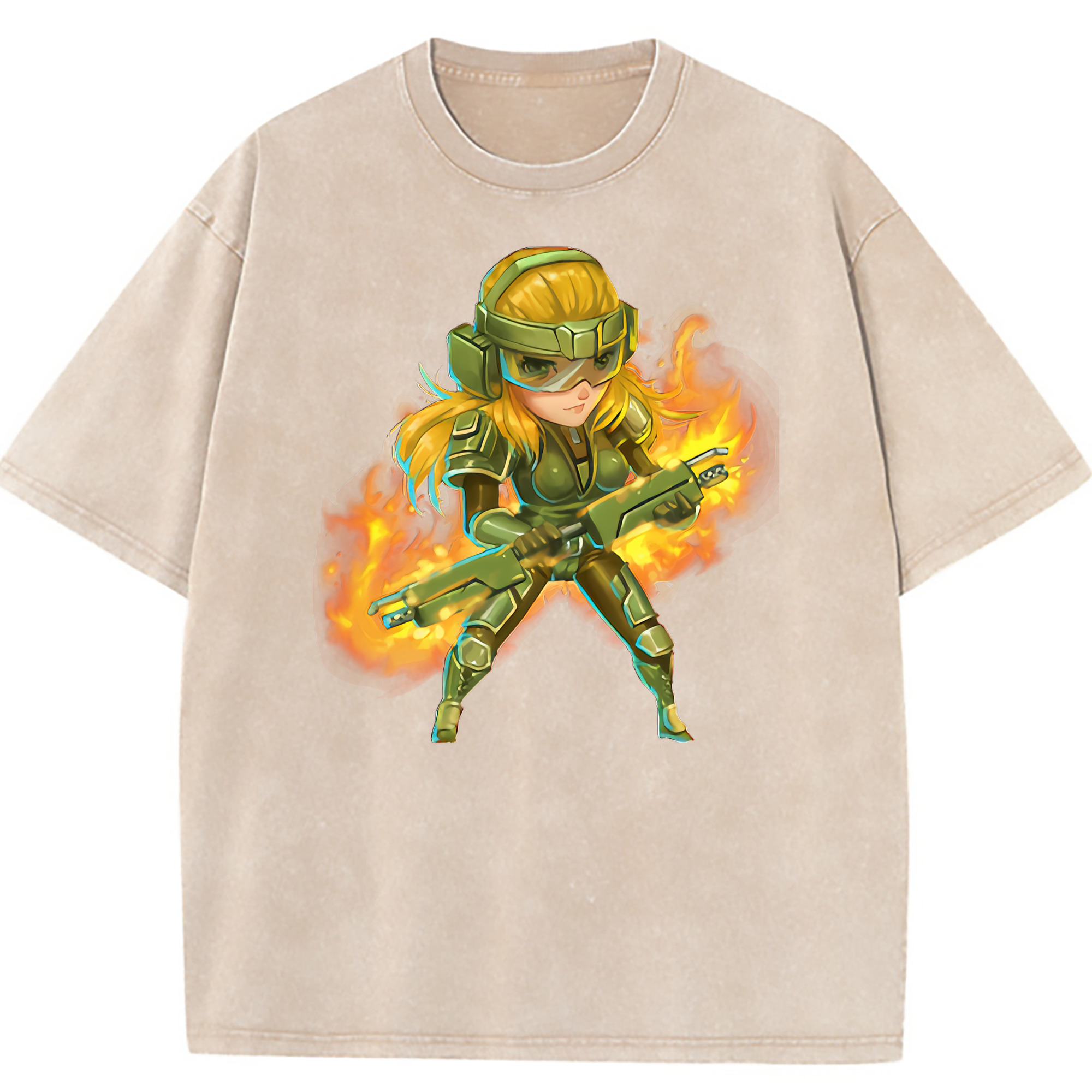 （画像用） リーグ・オブ・レジェンド League of Legends LOL 綿100% ヴィンテージ風 半袖Tシャツ（フロントプリント）