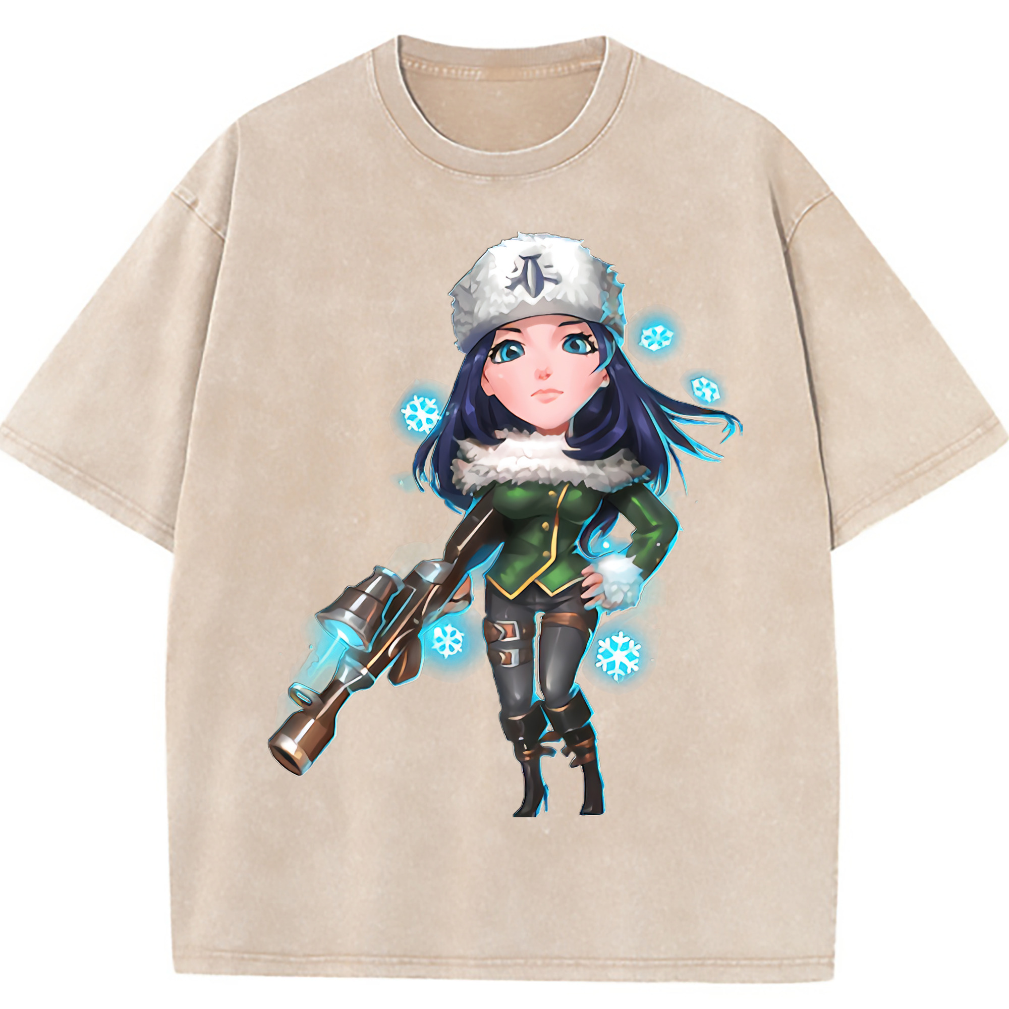 （画像用） リーグ・オブ・レジェンド League of Legends LOL 綿100% ヴィンテージ風 半袖Tシャツ（フロントプリント）