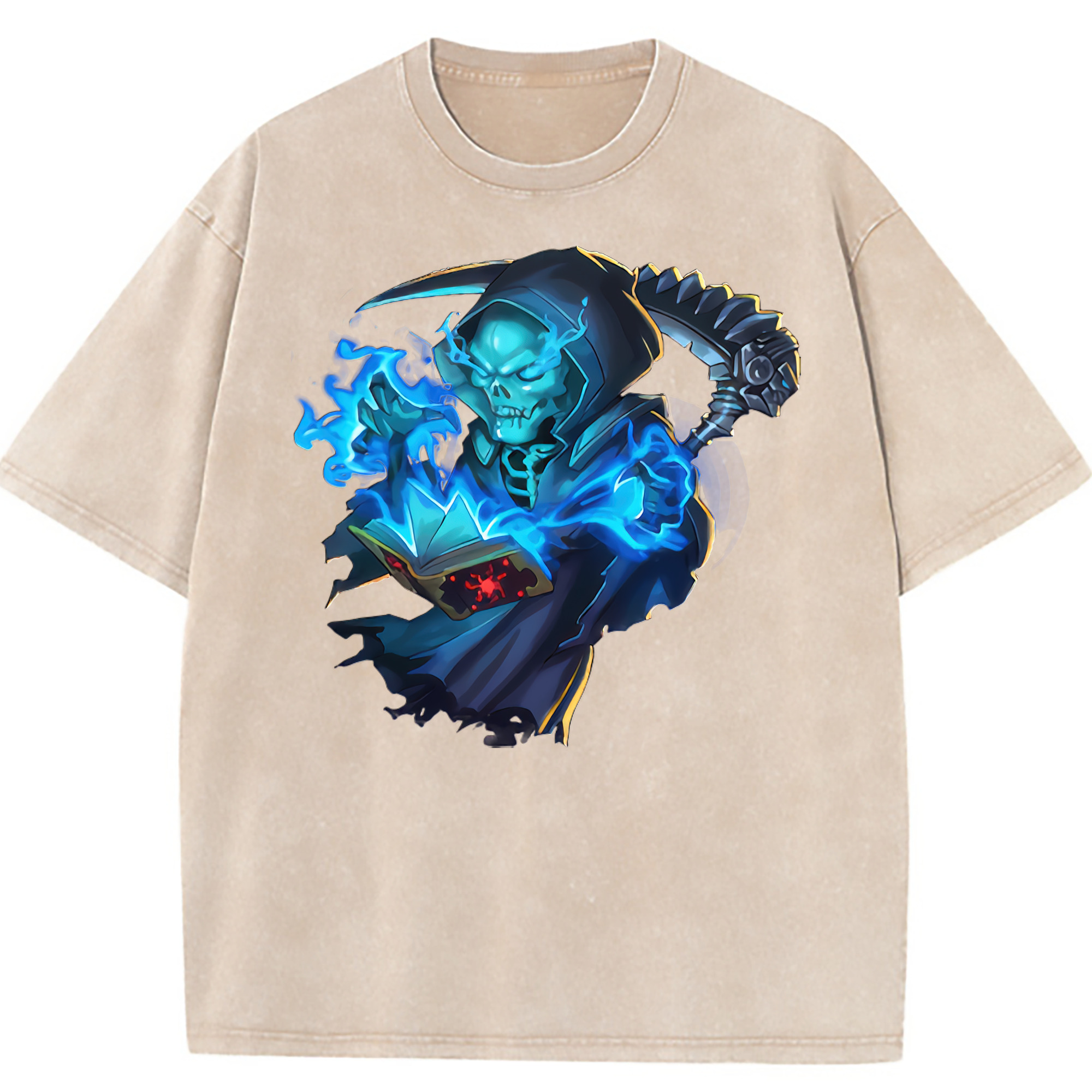 （画像用） リーグ・オブ・レジェンド League of Legends LOL 綿100% ヴィンテージ風 半袖Tシャツ（フロントプリント）