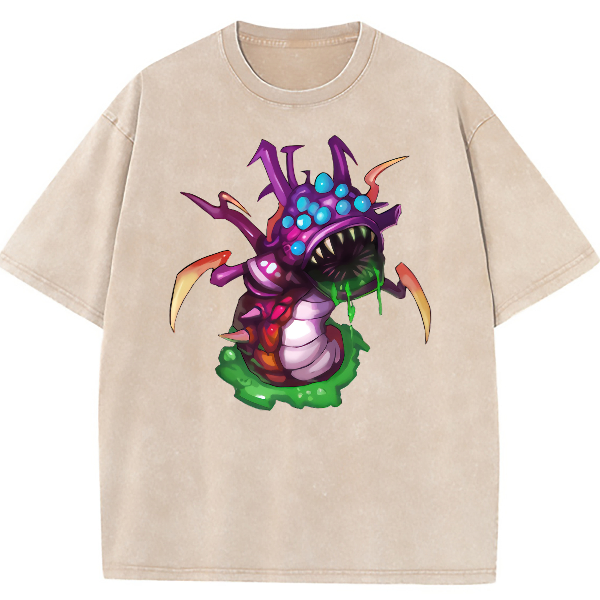 （画像用） リーグ・オブ・レジェンド League of Legends LOL 綿100% ヴィンテージ風 半袖Tシャツ（フロントプリント）