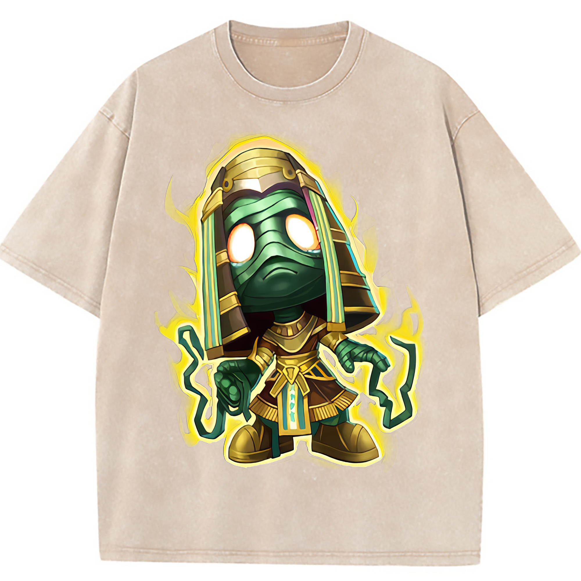 （画像用） リーグ・オブ・レジェンド League of Legends LOL 綿100% ヴィンテージ風 半袖Tシャツ（フロントプリント）