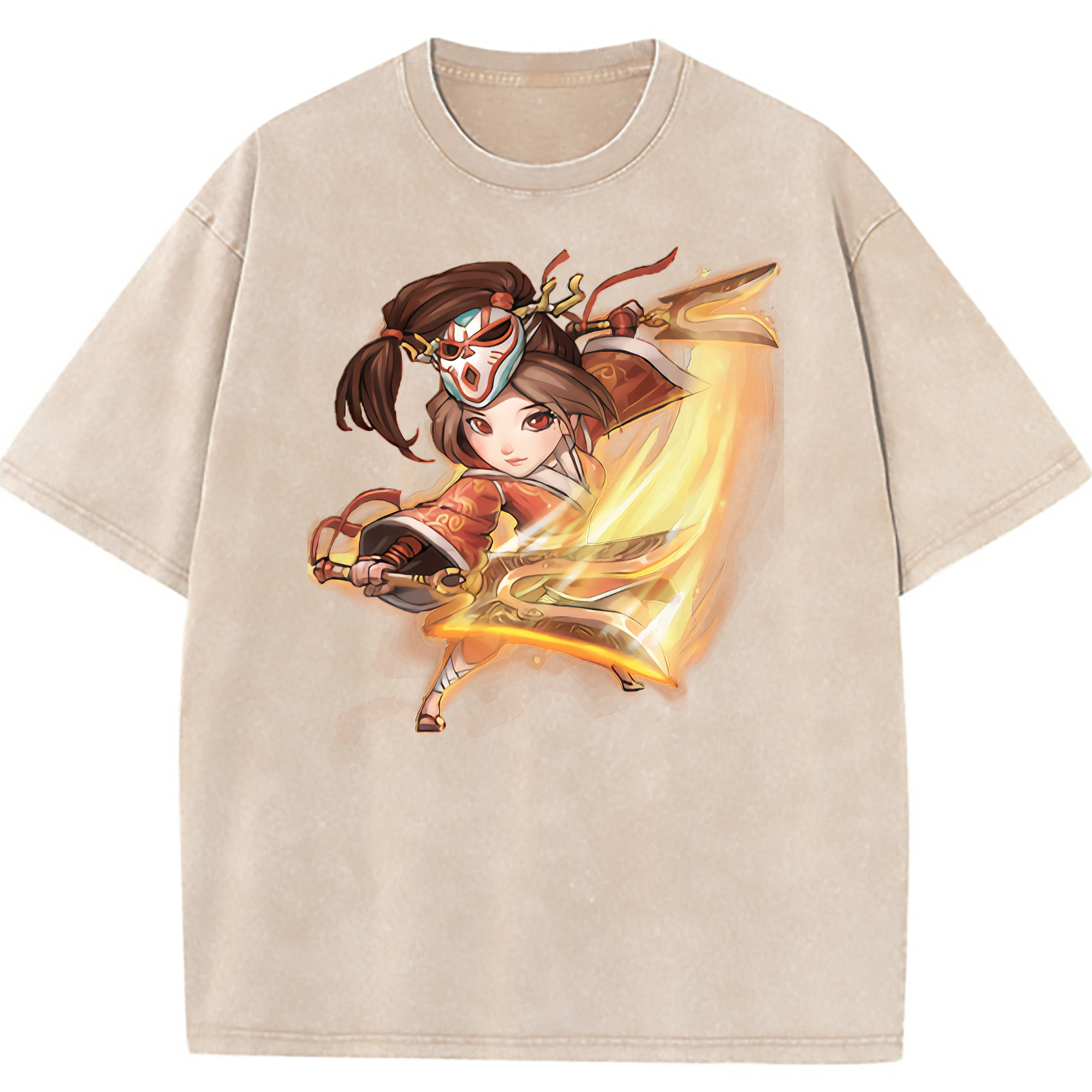（画像用） リーグ・オブ・レジェンド League of Legends LOL 綿100% ヴィンテージ風 半袖Tシャツ（フロントプリント）