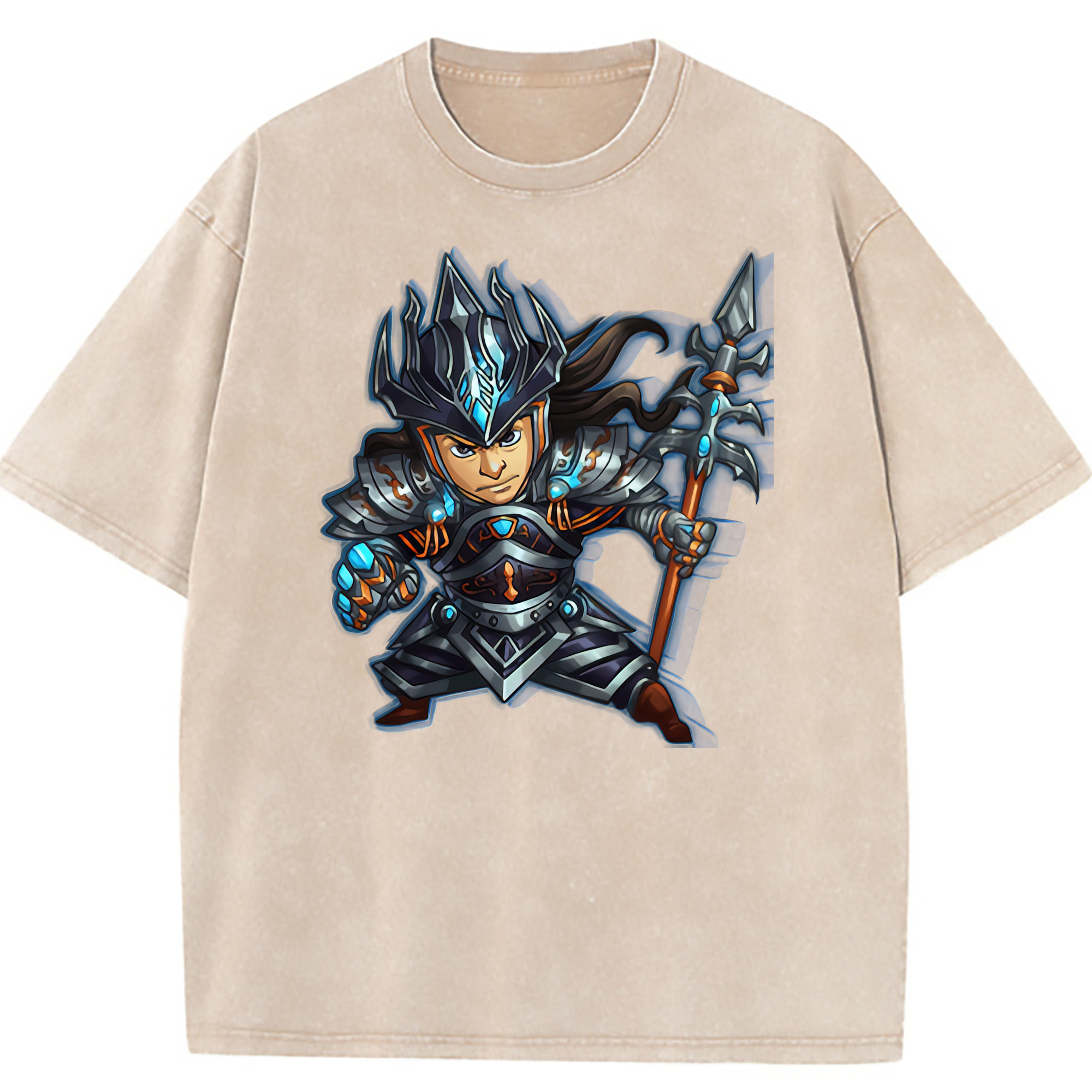 （画像用） リーグ・オブ・レジェンド League of Legends LOL 綿100% ヴィンテージ風 半袖Tシャツ（フロントプリント）