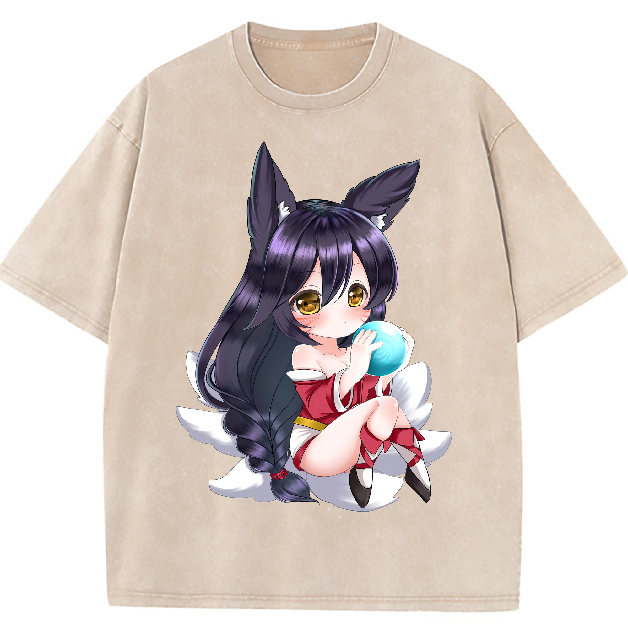 （画像用） リーグ・オブ・レジェンド League of Legends LOL 綿100% ヴィンテージ風 半袖Tシャツ（フロントプリント）