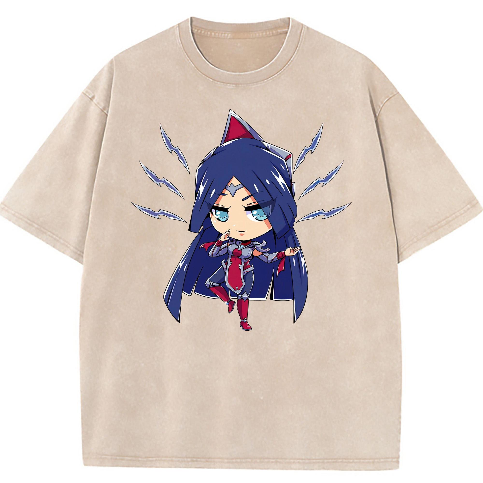 （画像用） リーグ・オブ・レジェンド League of Legends LOL 綿100% ヴィンテージ風 半袖Tシャツ（フロントプリント）