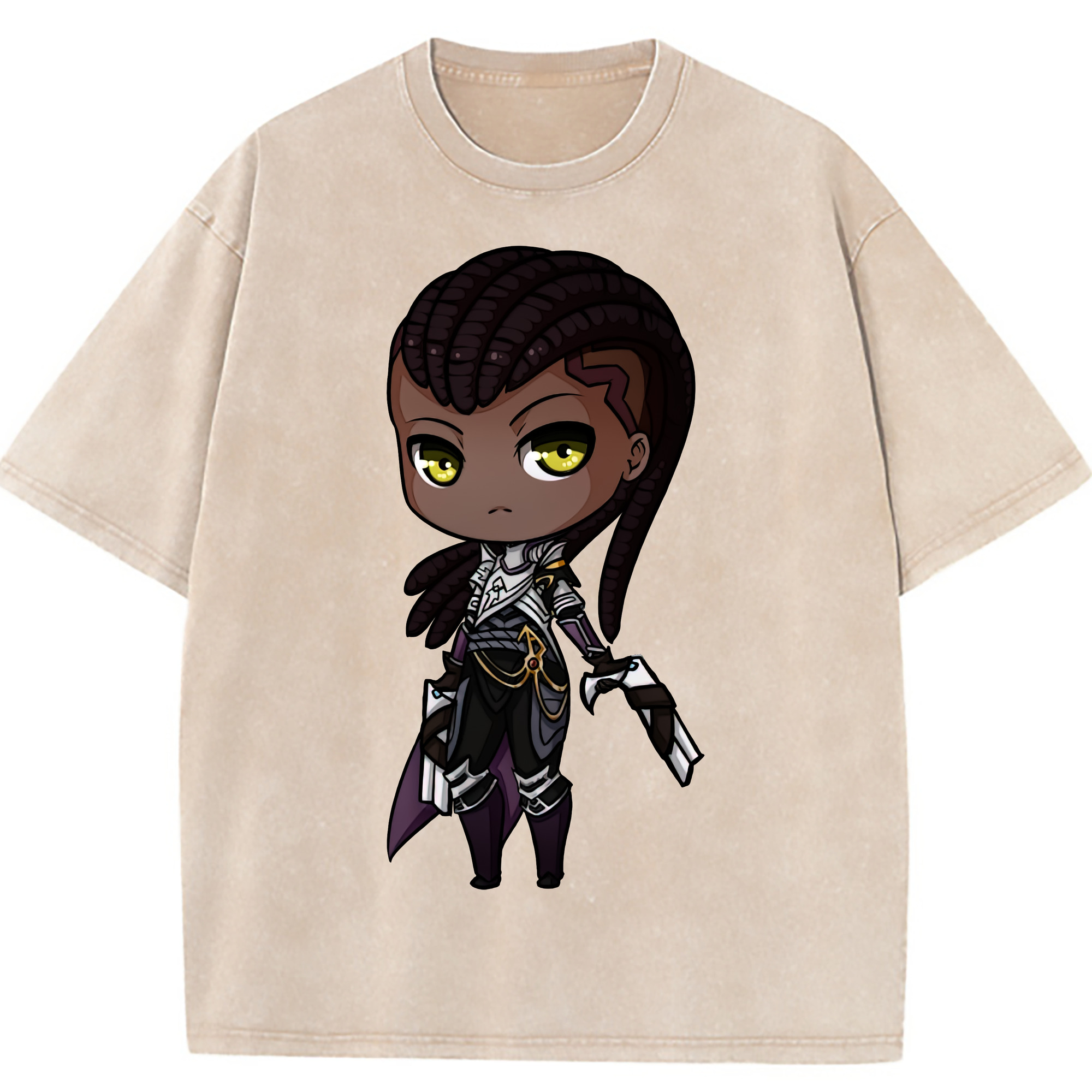 （画像用） リーグ・オブ・レジェンド League of Legends LOL 綿100% ヴィンテージ風 半袖Tシャツ（フロントプリント）