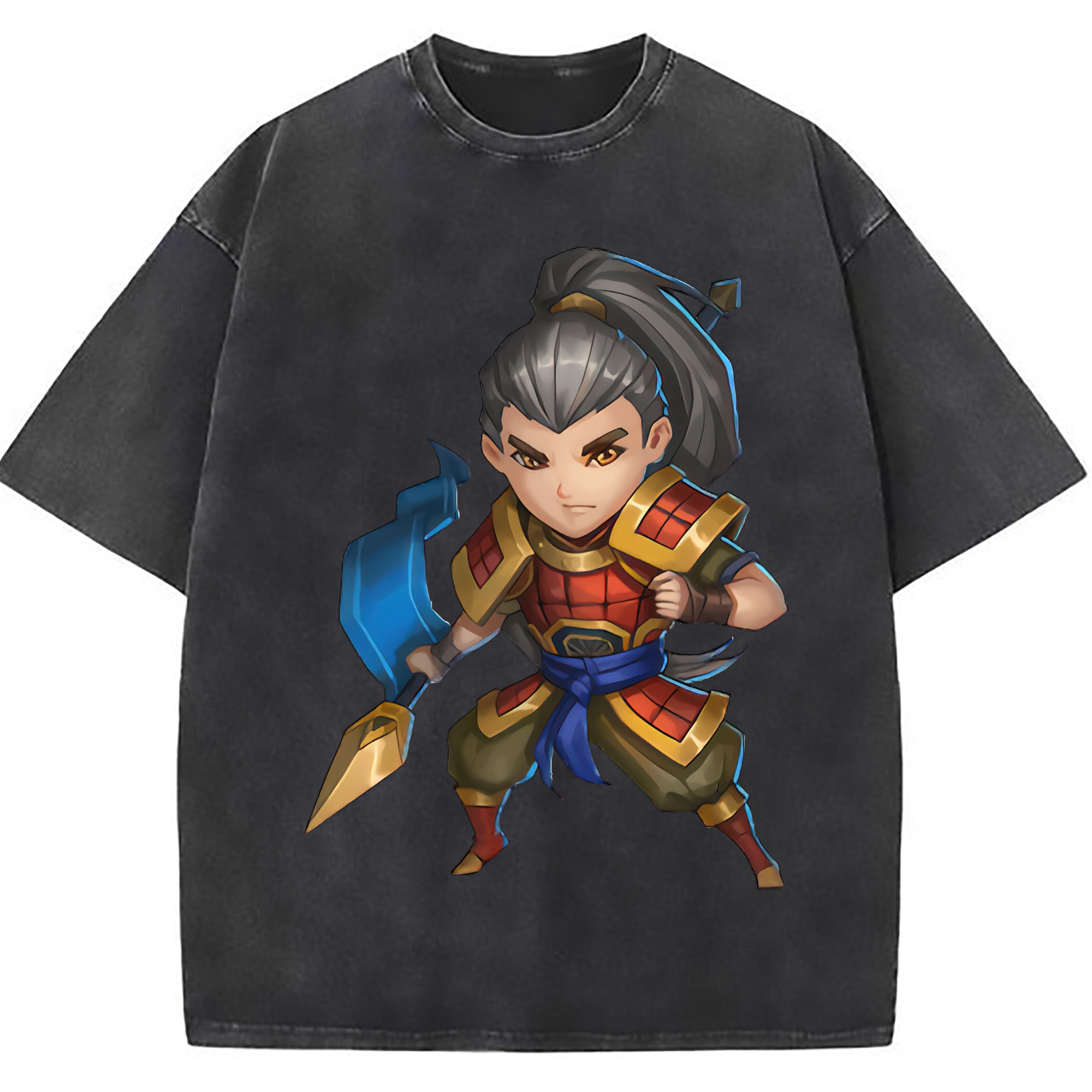 （画像用） リーグ・オブ・レジェンド League of Legends LOL 綿100% ヴィンテージ風 半袖Tシャツ（フロントプリント）