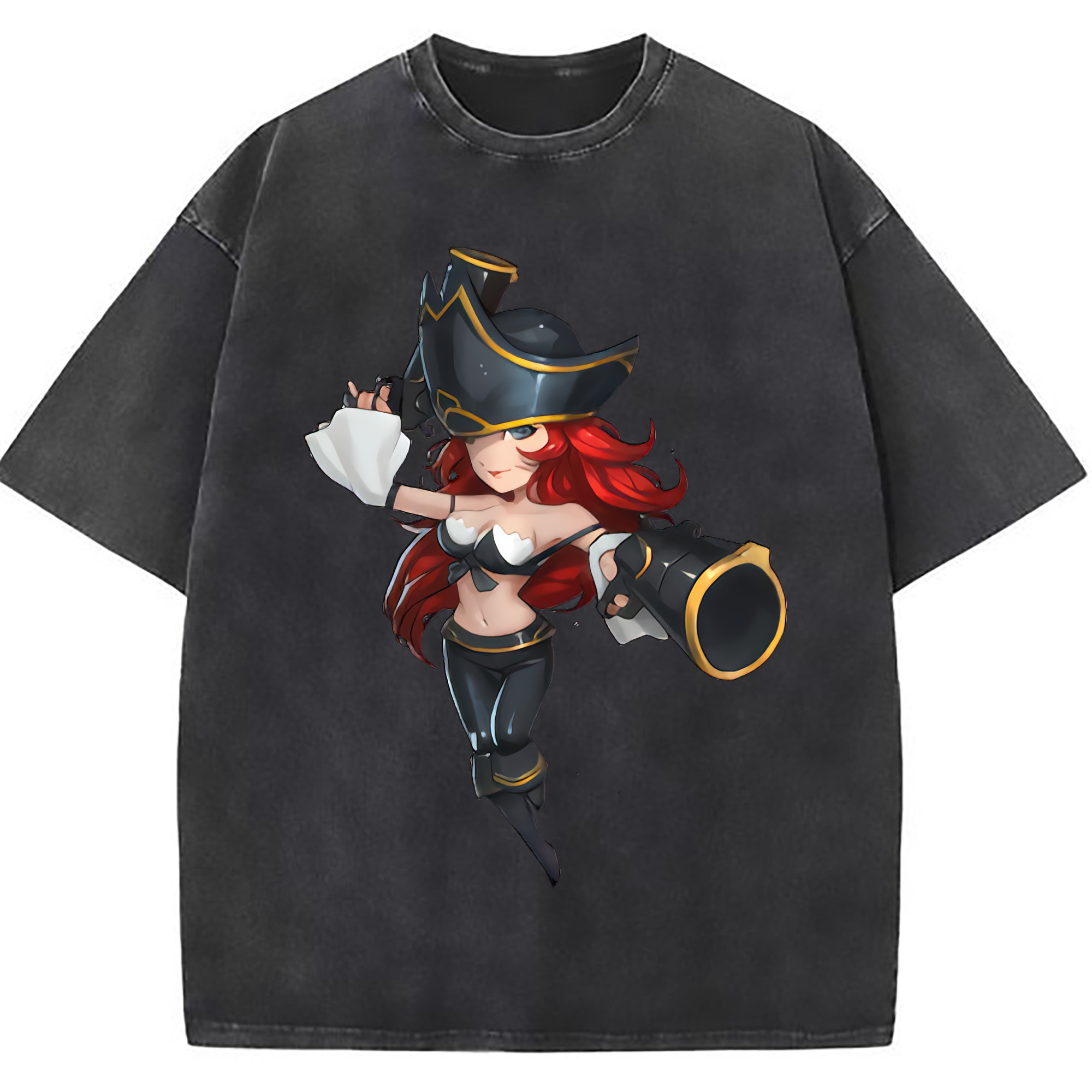 （画像用） リーグ・オブ・レジェンド League of Legends LOL 綿100% ヴィンテージ風 半袖Tシャツ（フロントプリント）