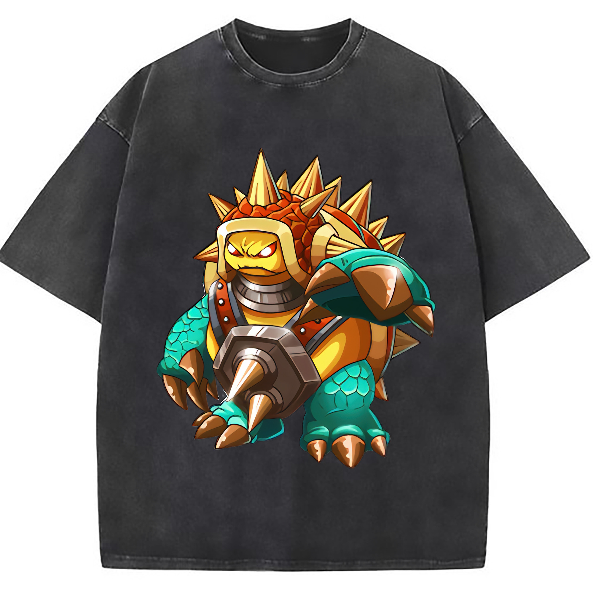 （画像用） リーグ・オブ・レジェンド League of Legends LOL 綿100% ヴィンテージ風 半袖Tシャツ（フロントプリント）