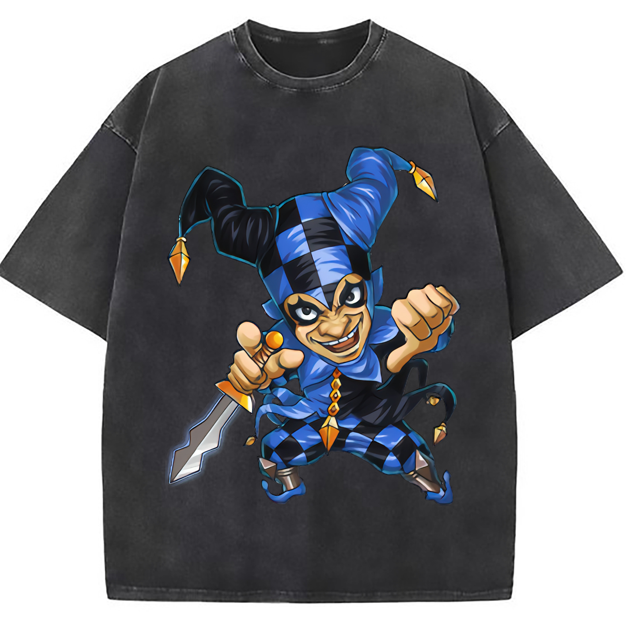 （画像用） リーグ・オブ・レジェンド League of Legends LOL 綿100% ヴィンテージ風 半袖Tシャツ（フロントプリント）