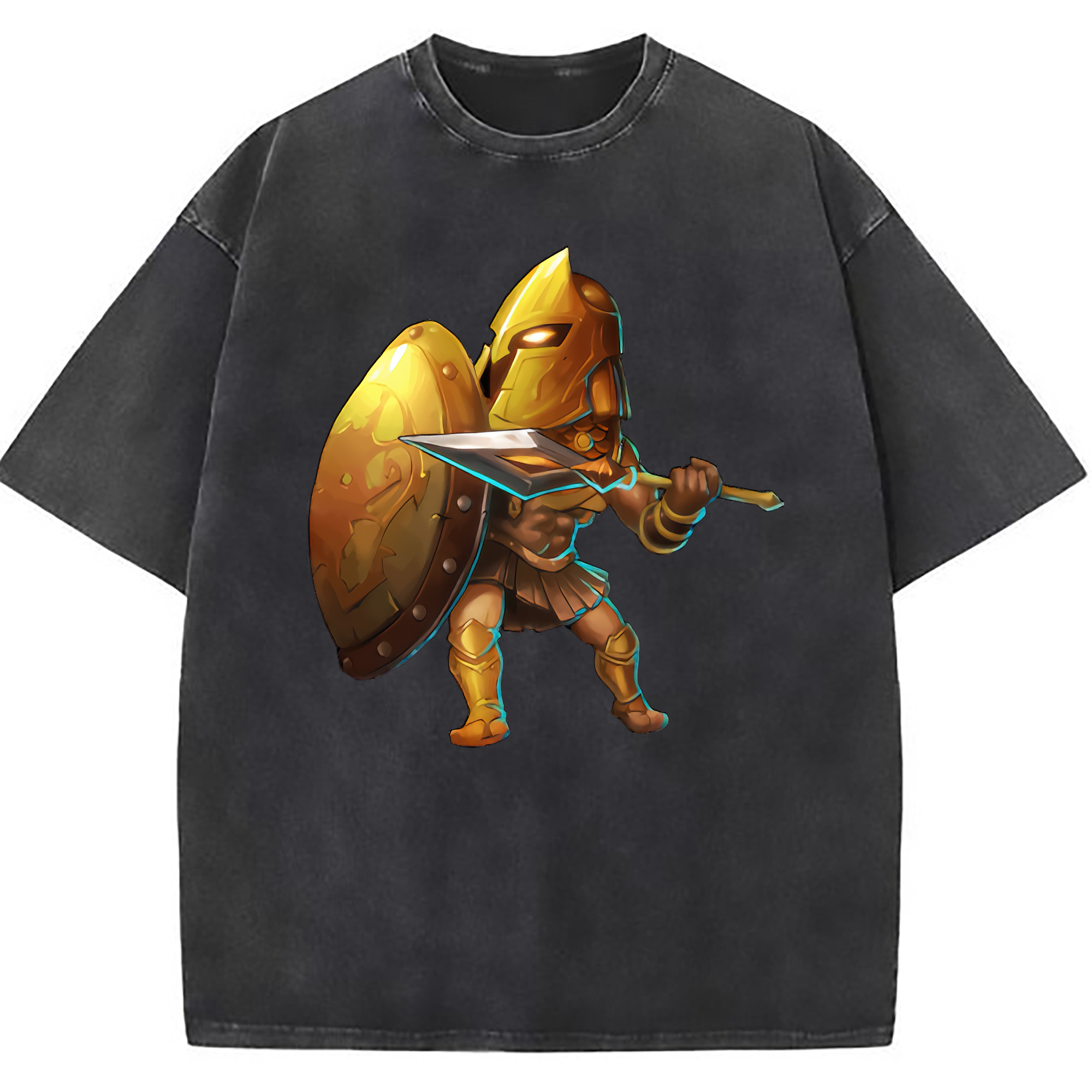 （画像用） リーグ・オブ・レジェンド League of Legends LOL 綿100% ヴィンテージ風 半袖Tシャツ（フロントプリント）