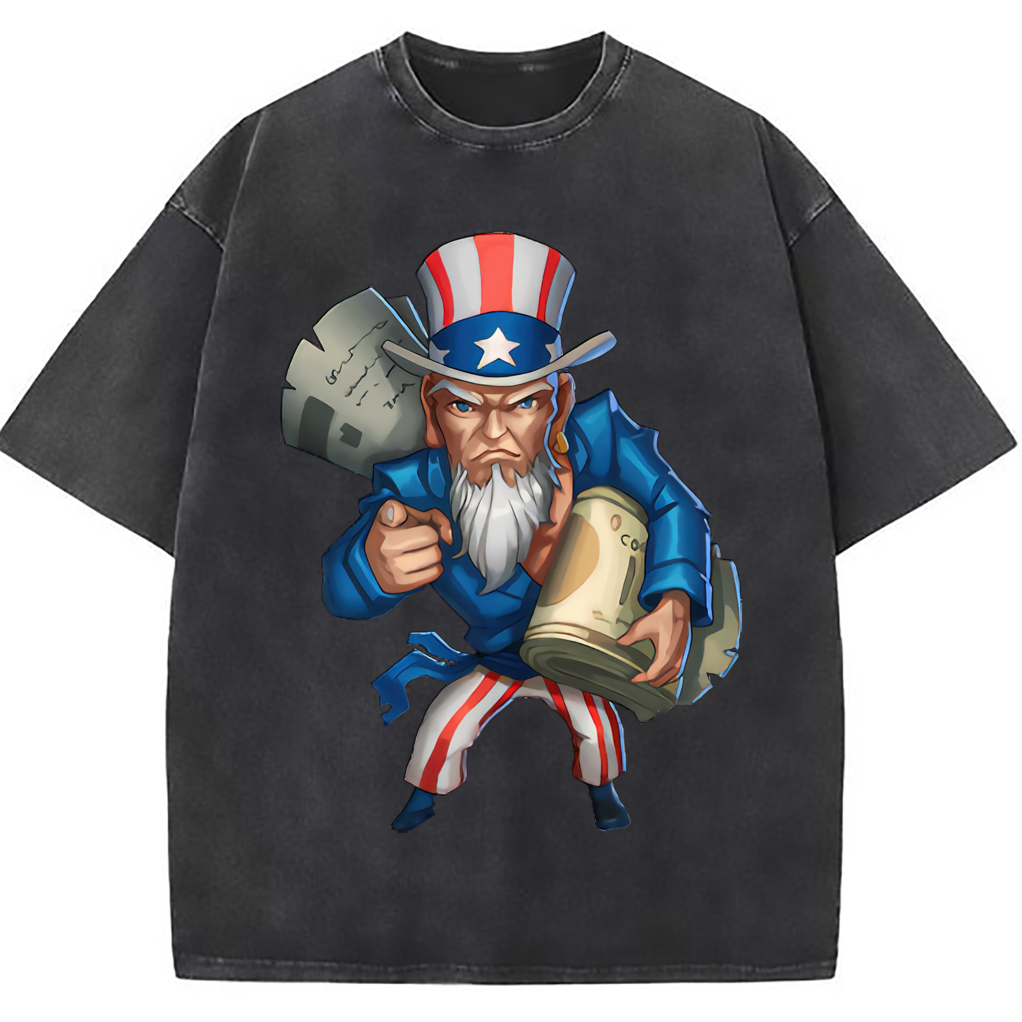 （画像用） リーグ・オブ・レジェンド League of Legends LOL 綿100% ヴィンテージ風 半袖Tシャツ（フロントプリント）