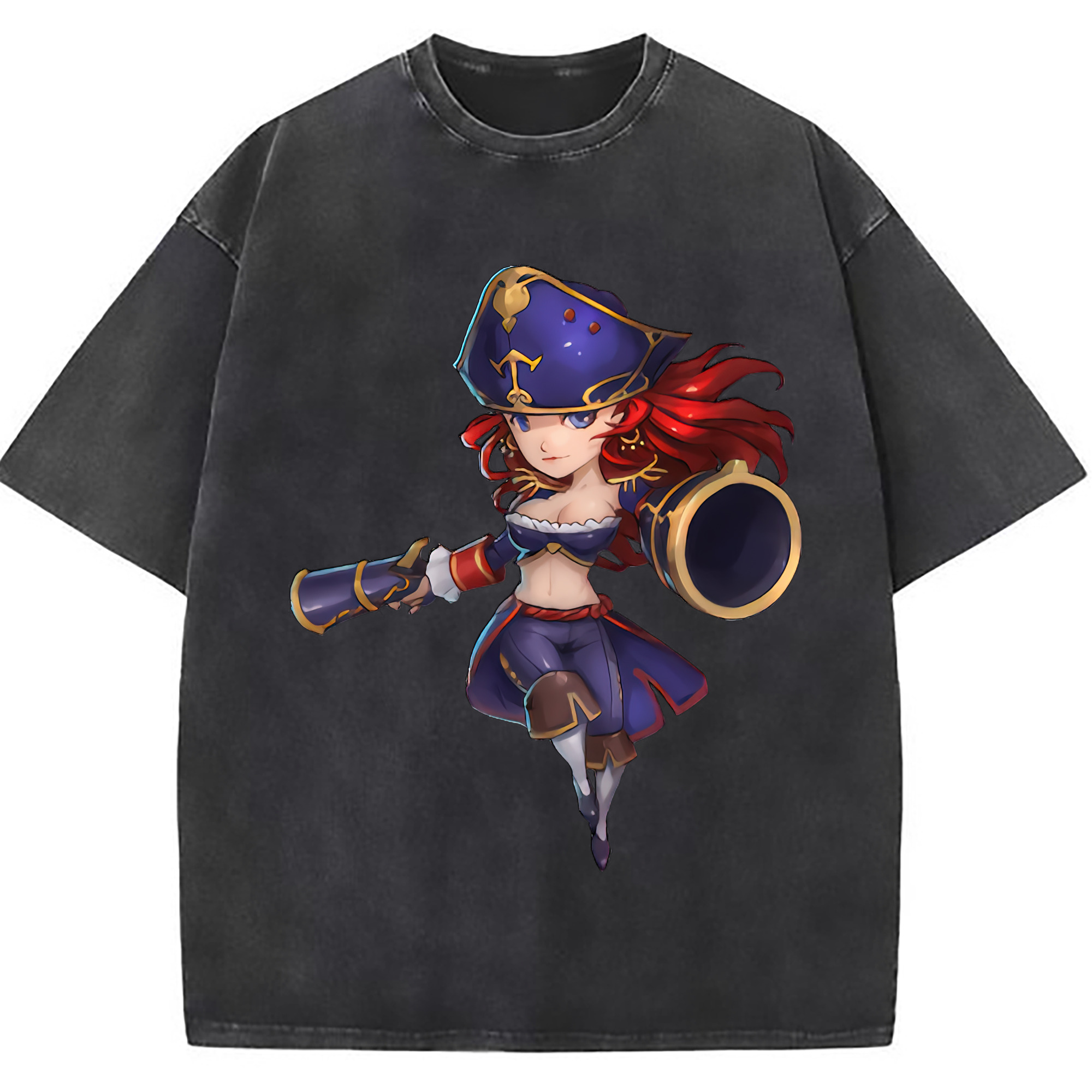 （画像用） リーグ・オブ・レジェンド League of Legends LOL 綿100% ヴィンテージ風 半袖Tシャツ（フロントプリント）