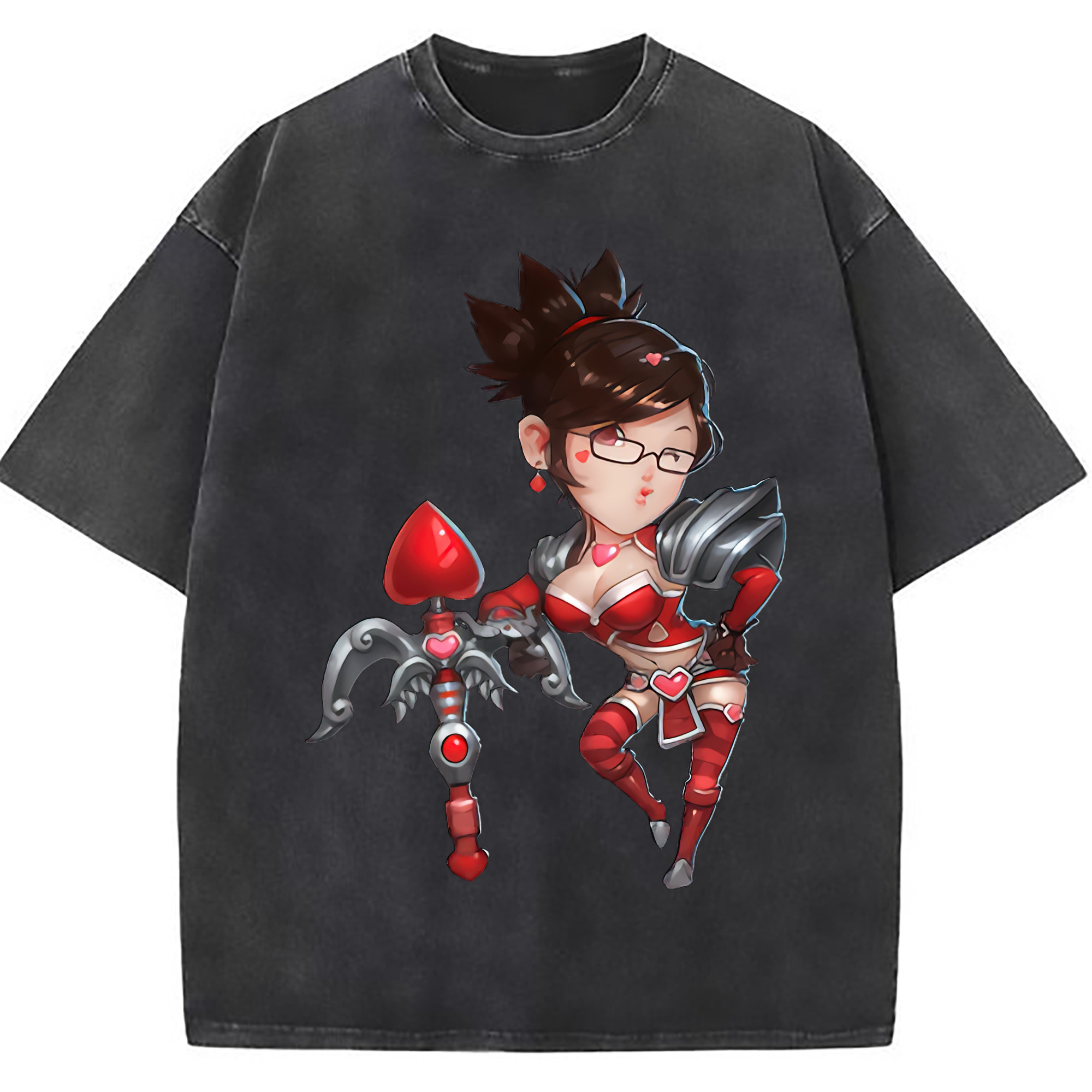 （画像用） リーグ・オブ・レジェンド League of Legends LOL 綿100% ヴィンテージ風 半袖Tシャツ（フロントプリント）