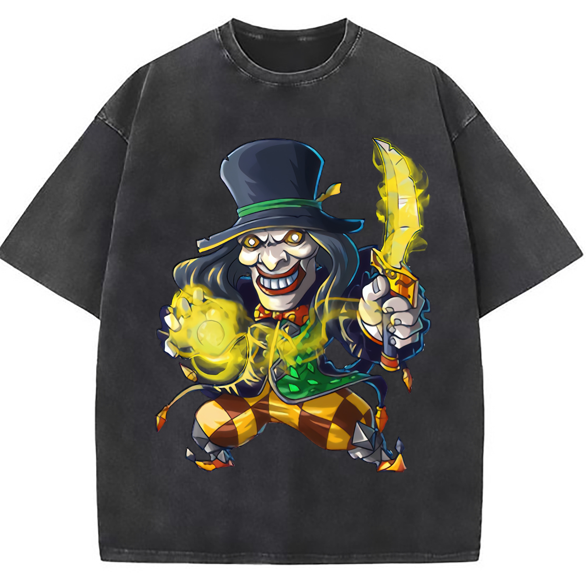 （画像用） リーグ・オブ・レジェンド League of Legends LOL 綿100% ヴィンテージ風 半袖Tシャツ（フロントプリント）