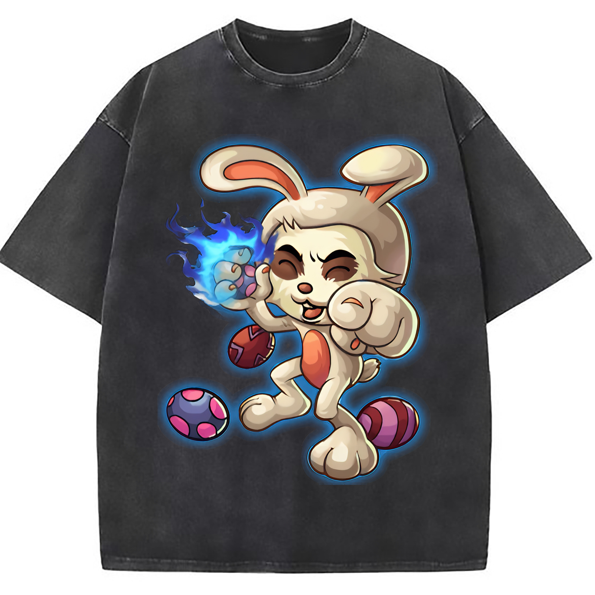 （画像用） リーグ・オブ・レジェンド League of Legends LOL 綿100% ヴィンテージ風 半袖Tシャツ（フロントプリント）