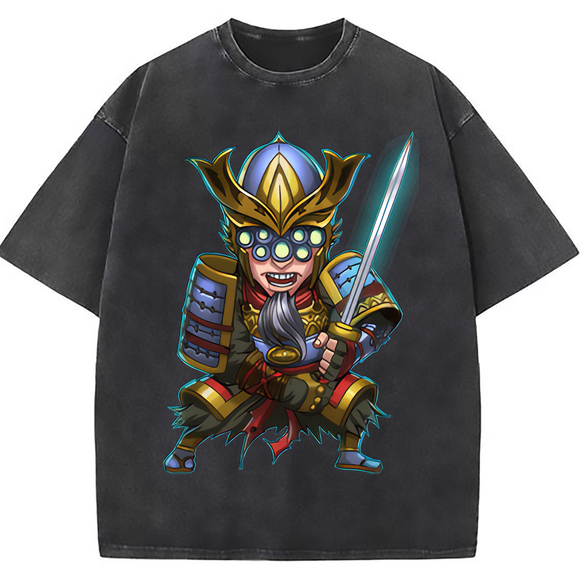 （画像用） リーグ・オブ・レジェンド League of Legends LOL 綿100% ヴィンテージ風 半袖Tシャツ（フロントプリント）