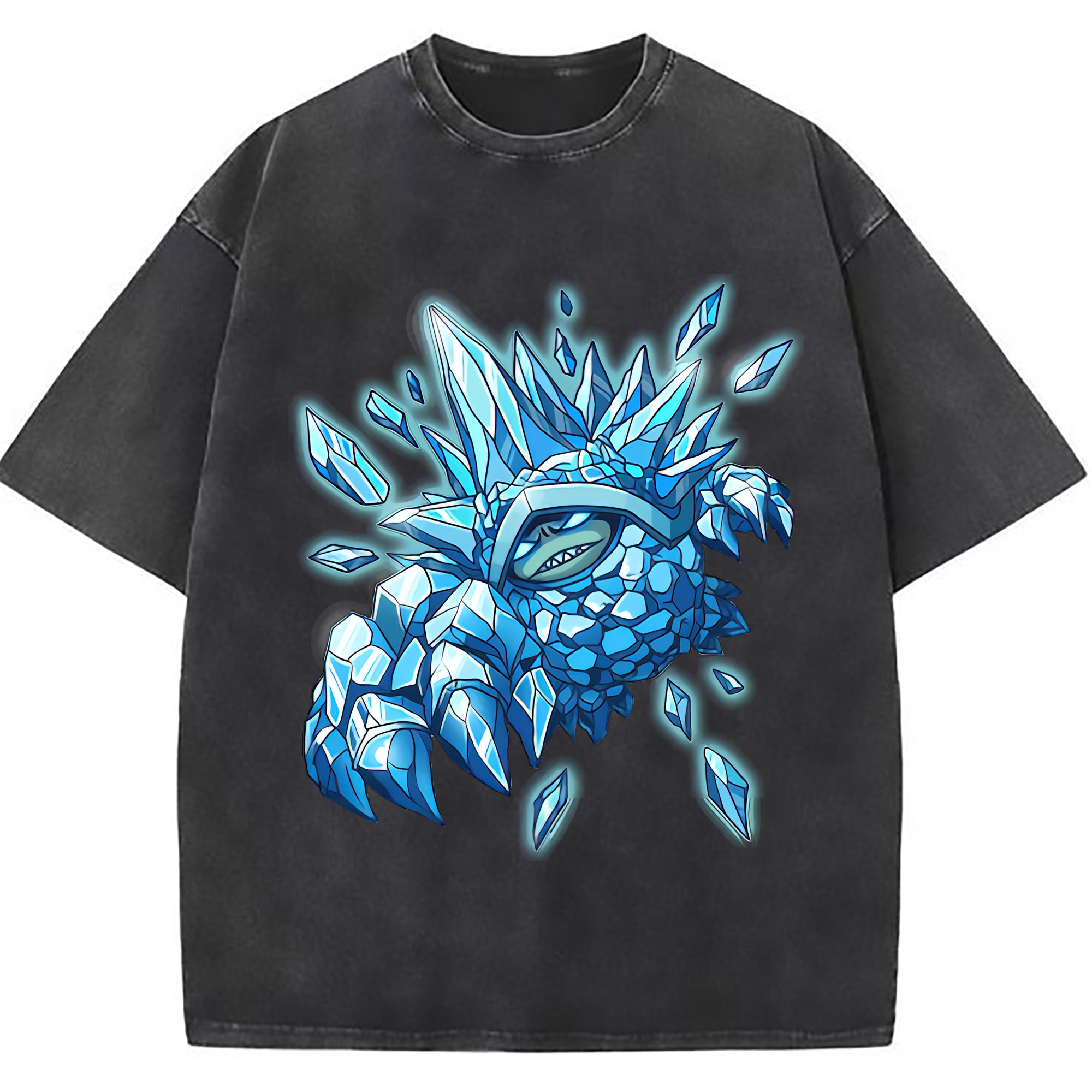 （画像用） リーグ・オブ・レジェンド League of Legends LOL 綿100% ヴィンテージ風 半袖Tシャツ（フロントプリント）