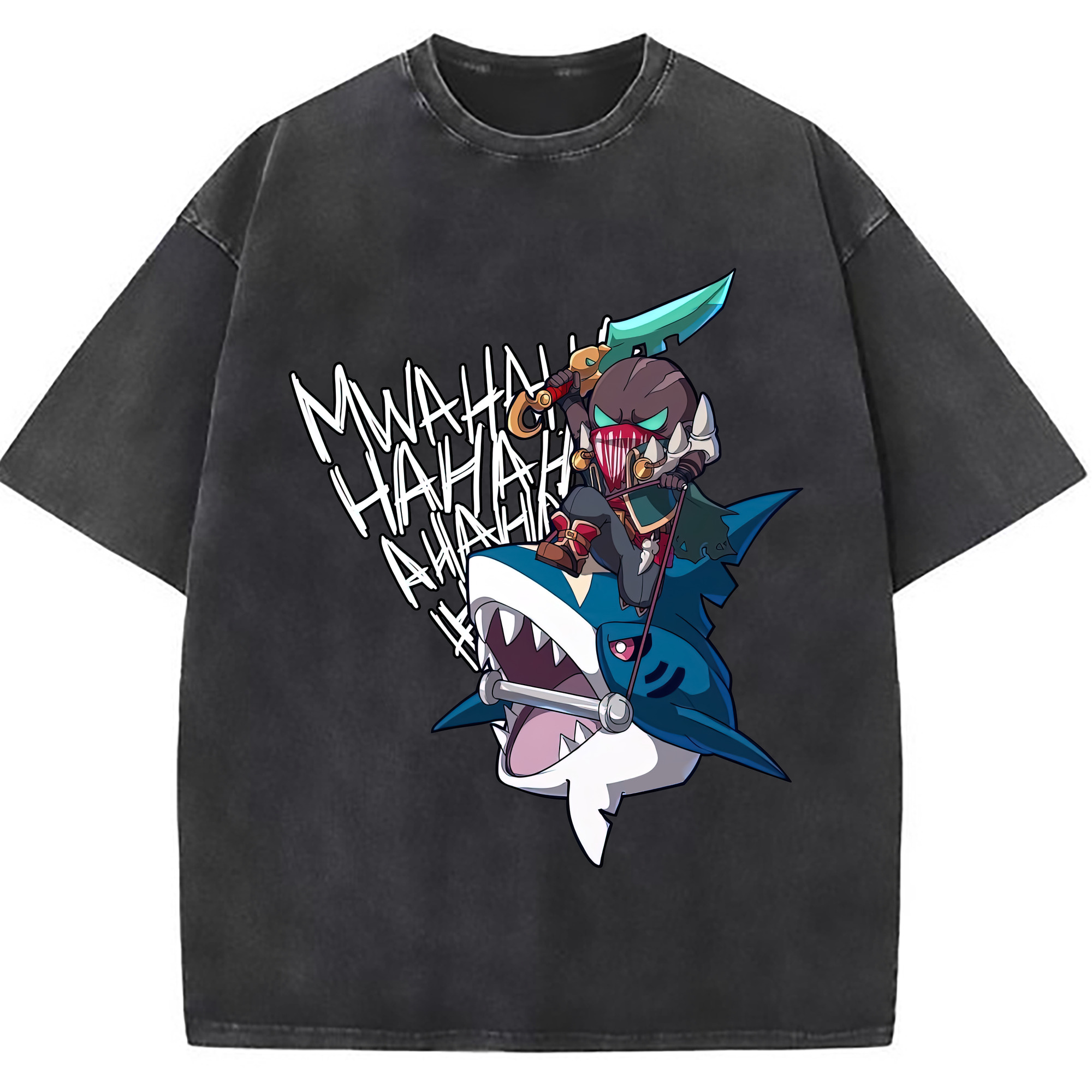 （画像用） リーグ・オブ・レジェンド League of Legends LOL 綿100% ヴィンテージ風 半袖Tシャツ（フロントプリント）