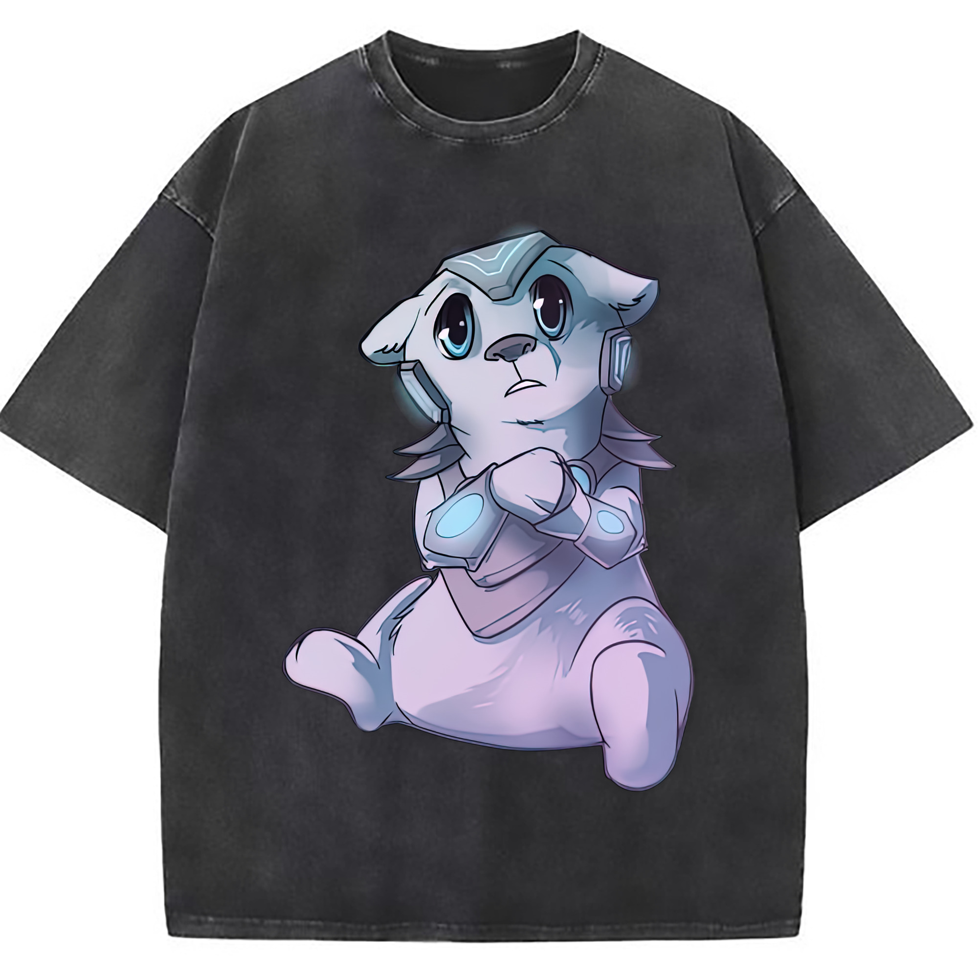 （画像用） リーグ・オブ・レジェンド League of Legends LOL 綿100% ヴィンテージ風 半袖Tシャツ（フロントプリント）