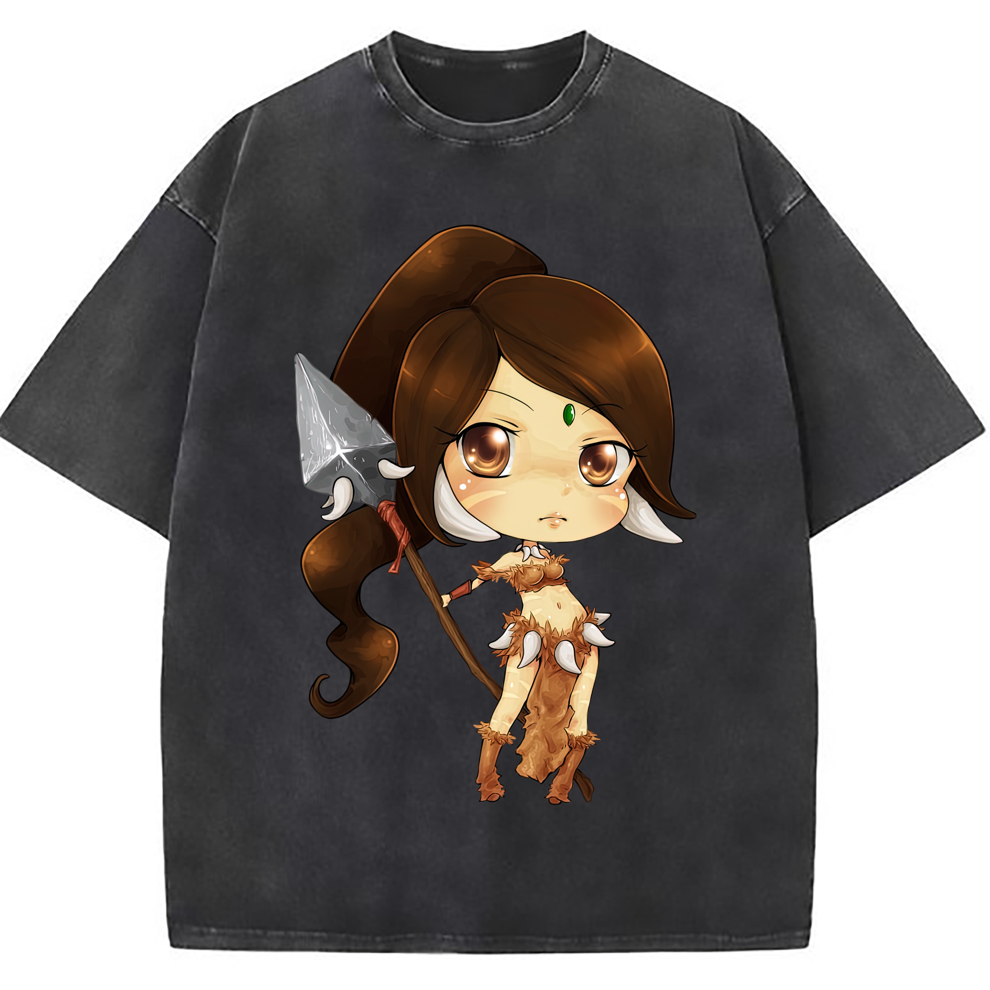 （画像用） リーグ・オブ・レジェンド League of Legends LOL 綿100% ヴィンテージ風 半袖Tシャツ（フロントプリント）
