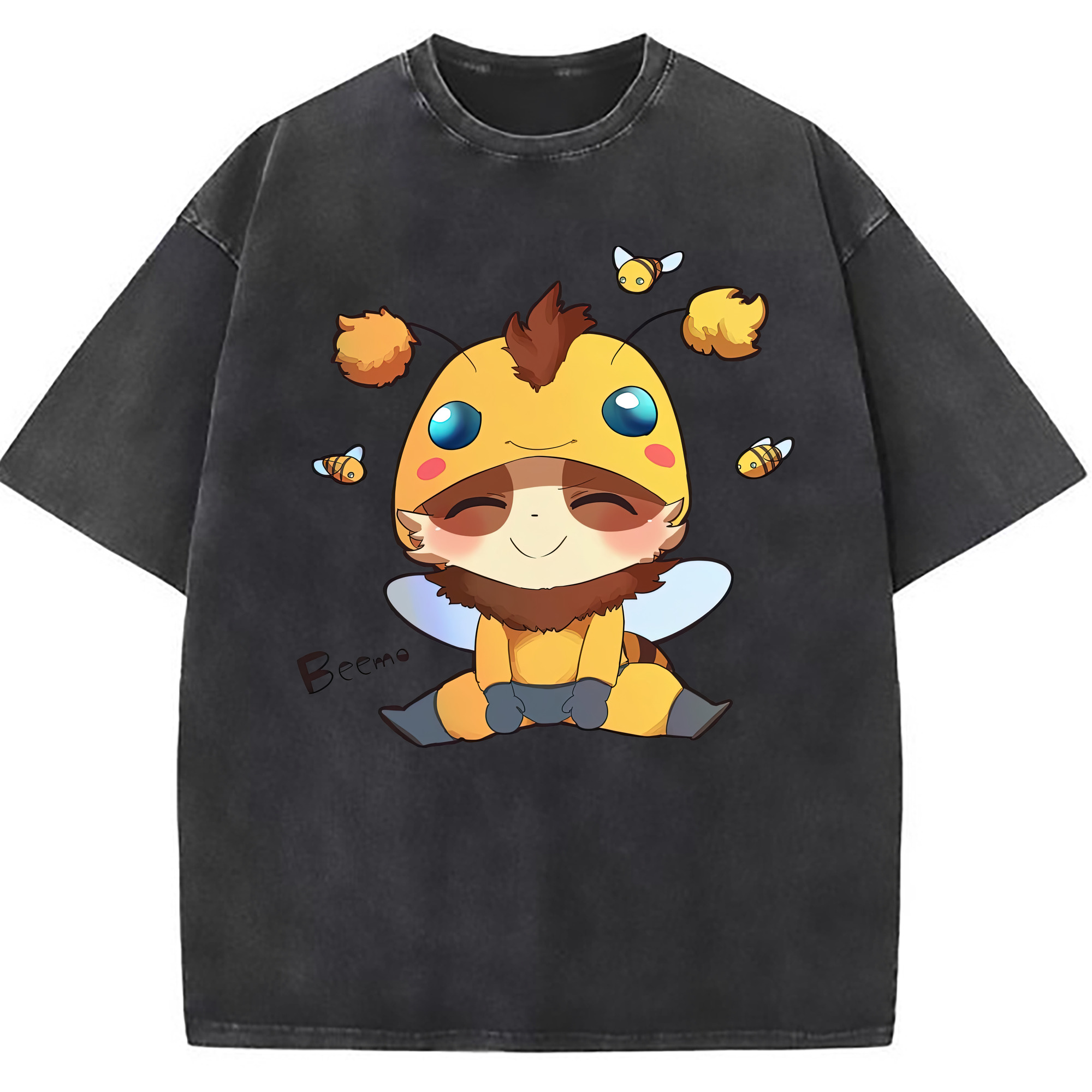 （画像用） リーグ・オブ・レジェンド League of Legends LOL 綿100% ヴィンテージ風 半袖Tシャツ（フロントプリント）