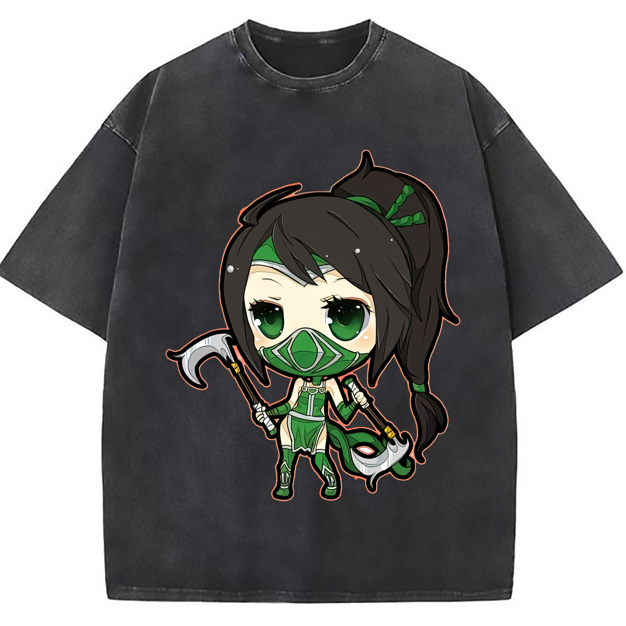 （画像用） リーグ・オブ・レジェンド League of Legends LOL 綿100% ヴィンテージ風 半袖Tシャツ（フロントプリント）