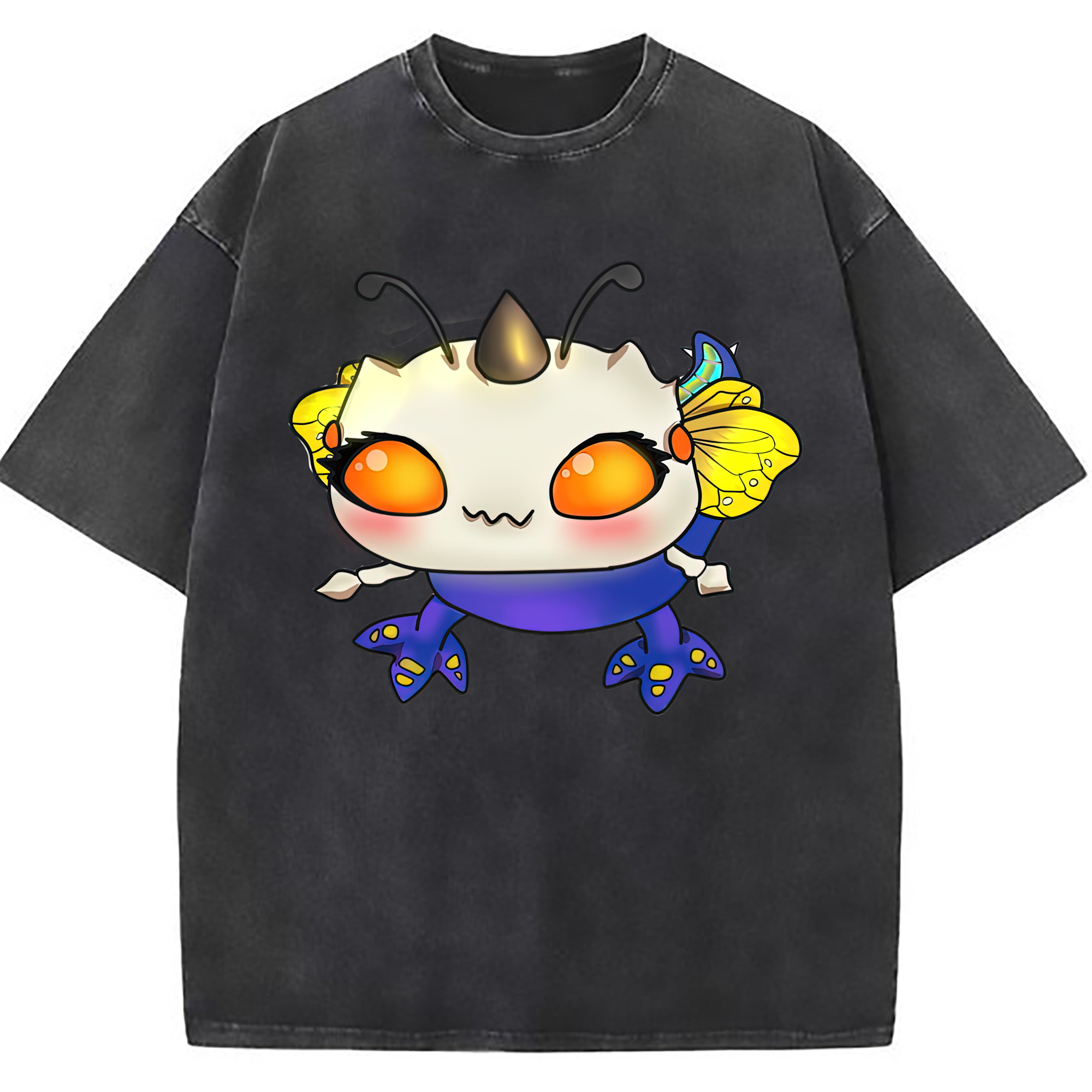 （画像用） リーグ・オブ・レジェンド League of Legends LOL 綿100% ヴィンテージ風 半袖Tシャツ（フロントプリント）